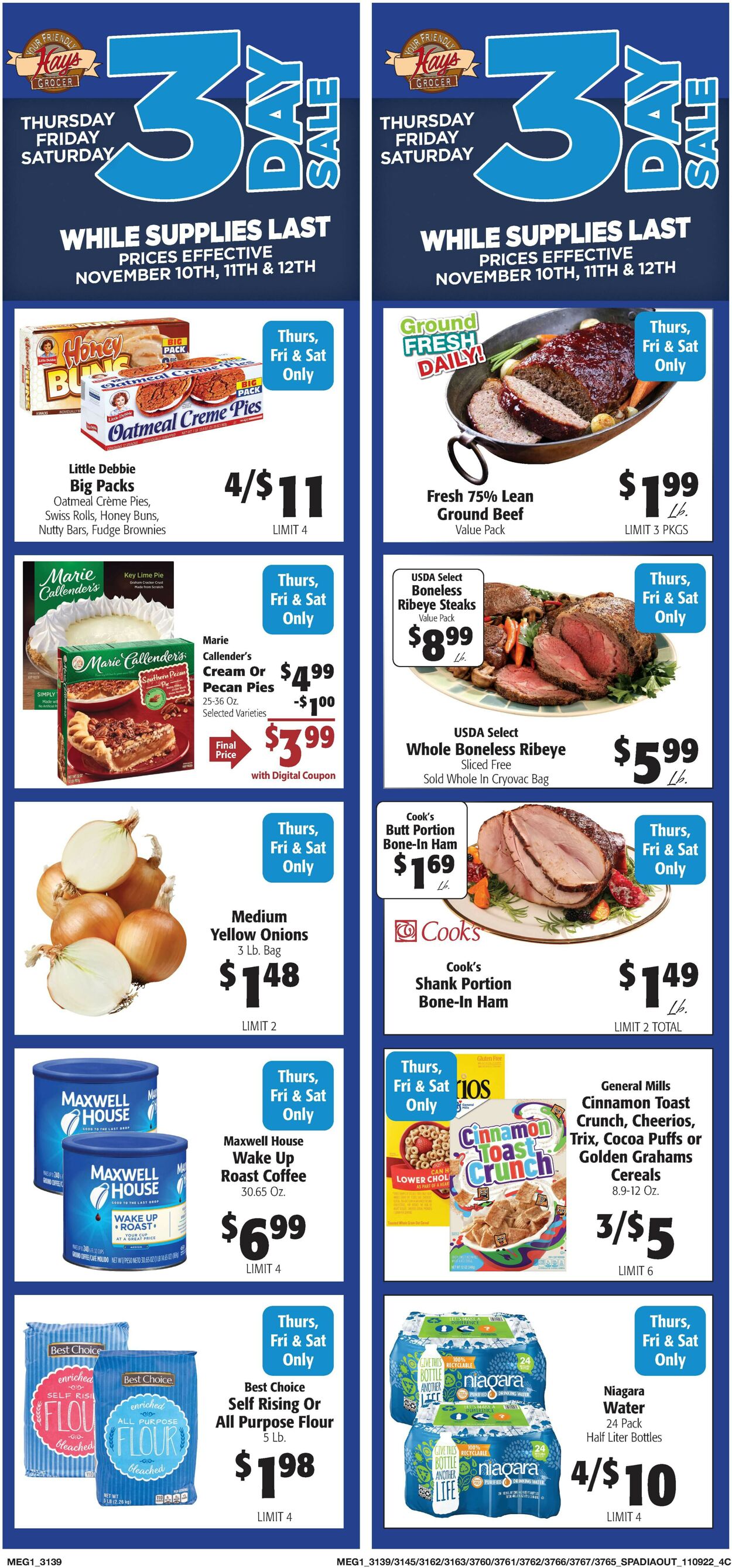 Hays Supermarket Weekly Ad Circular - valid 11/09-11/15/2022