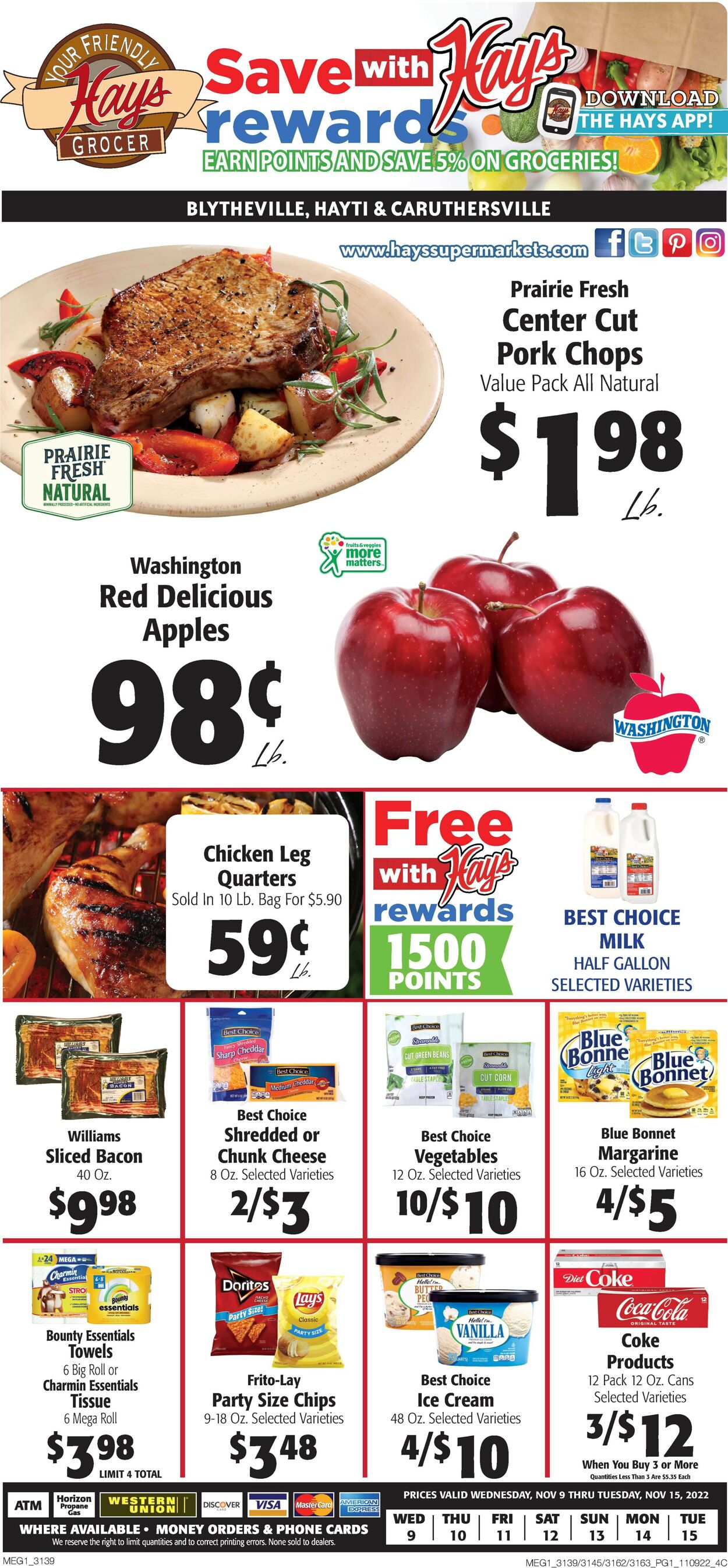 Hays Supermarket Weekly Ad Circular - valid 11/09-11/15/2022 (Page 3)