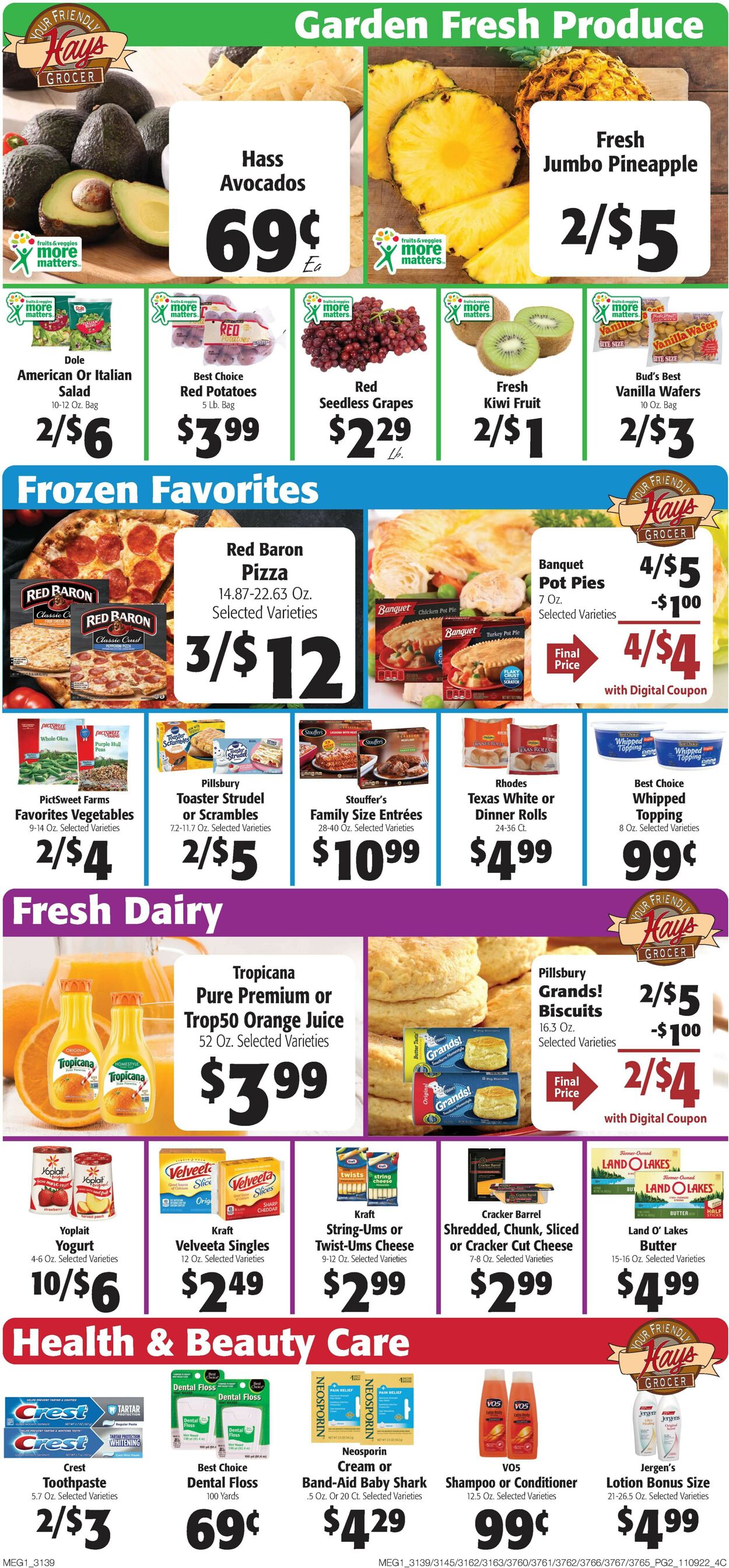 Hays Supermarket Weekly Ad Circular - valid 11/09-11/15/2022 (Page 4)