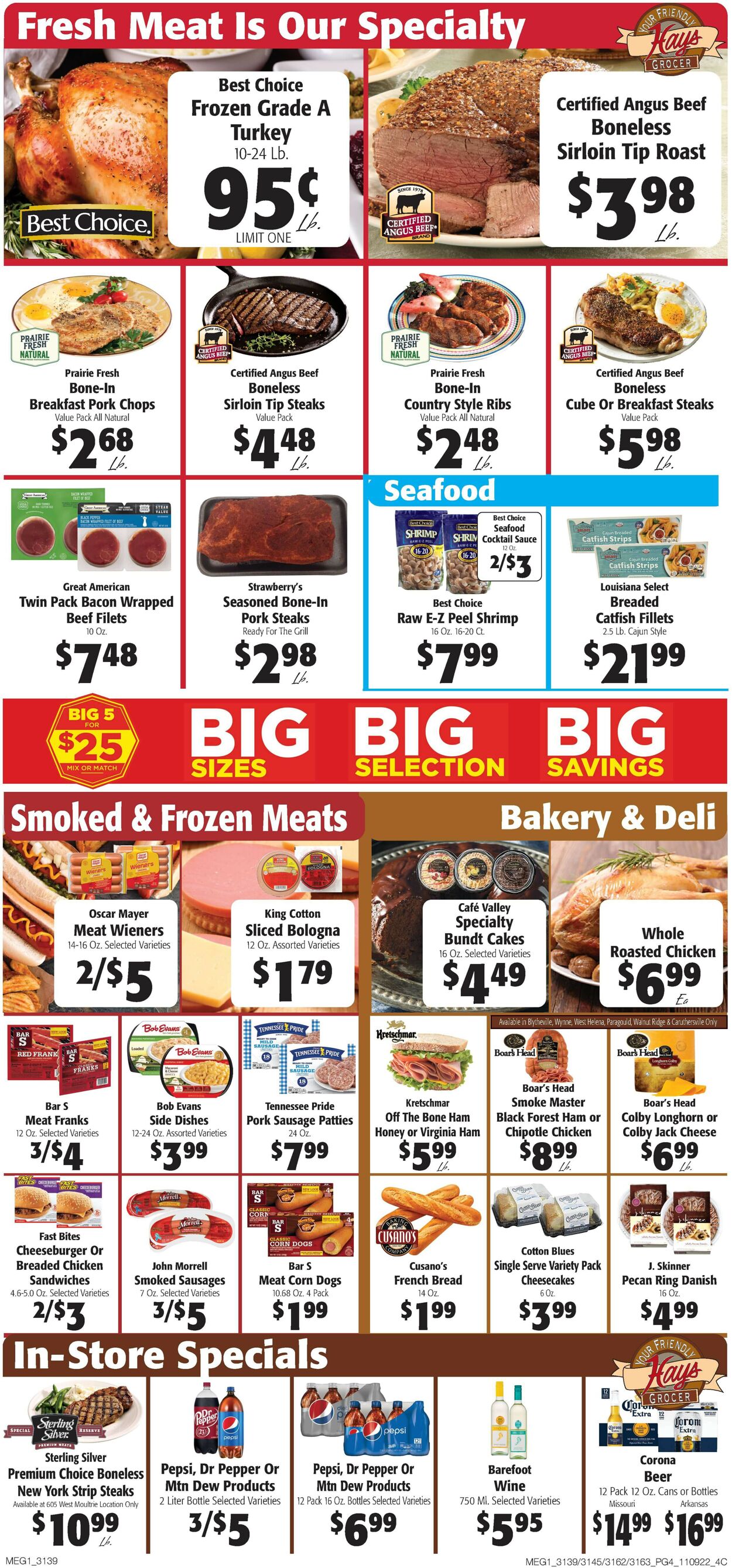 Hays Supermarket Weekly Ad Circular - valid 11/09-11/15/2022 (Page 6)