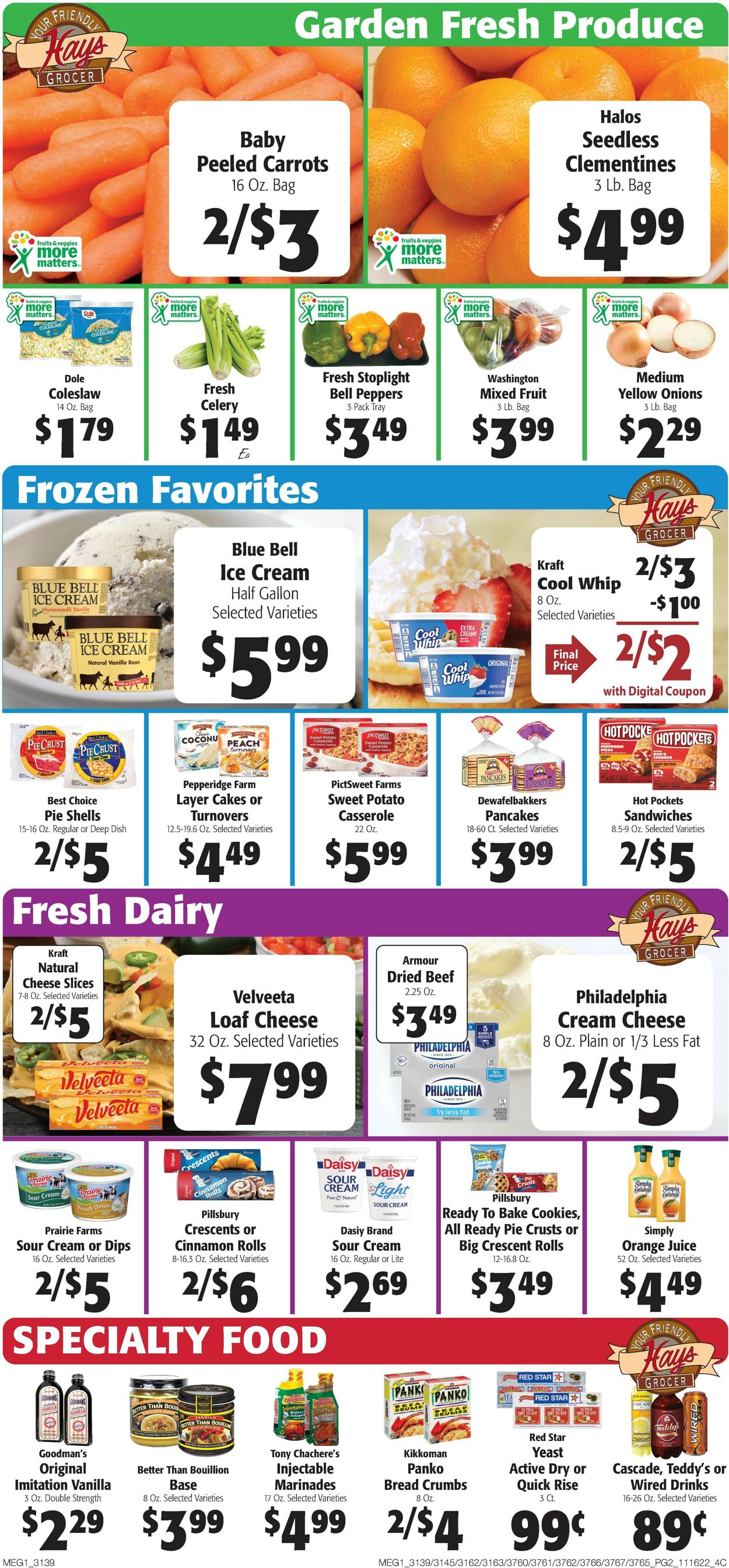 Hays Supermarket Weekly Ad Circular - valid 11/16-11/24/2022 (Page 4)