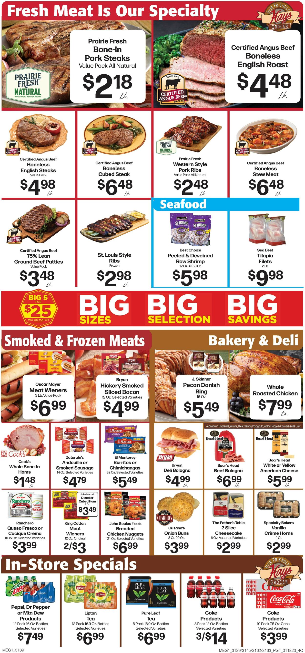 Hays Supermarket Weekly Ad Circular - valid 01/18-01/24/2023 (Page 6)