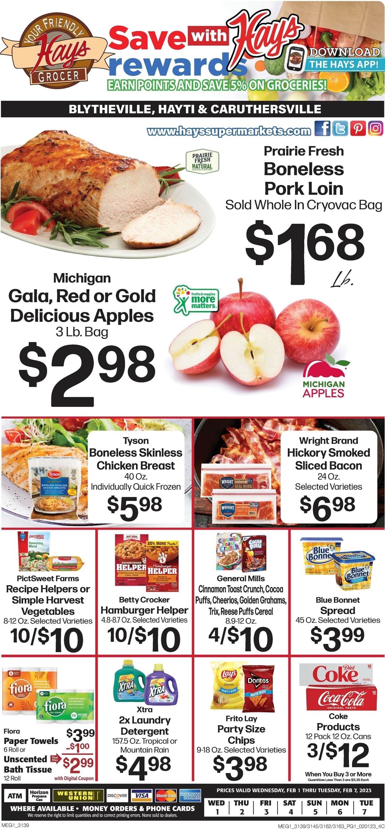 Hays Supermarket Weekly Ad Circular - valid 02/01-02/08/2023 (Page 3)