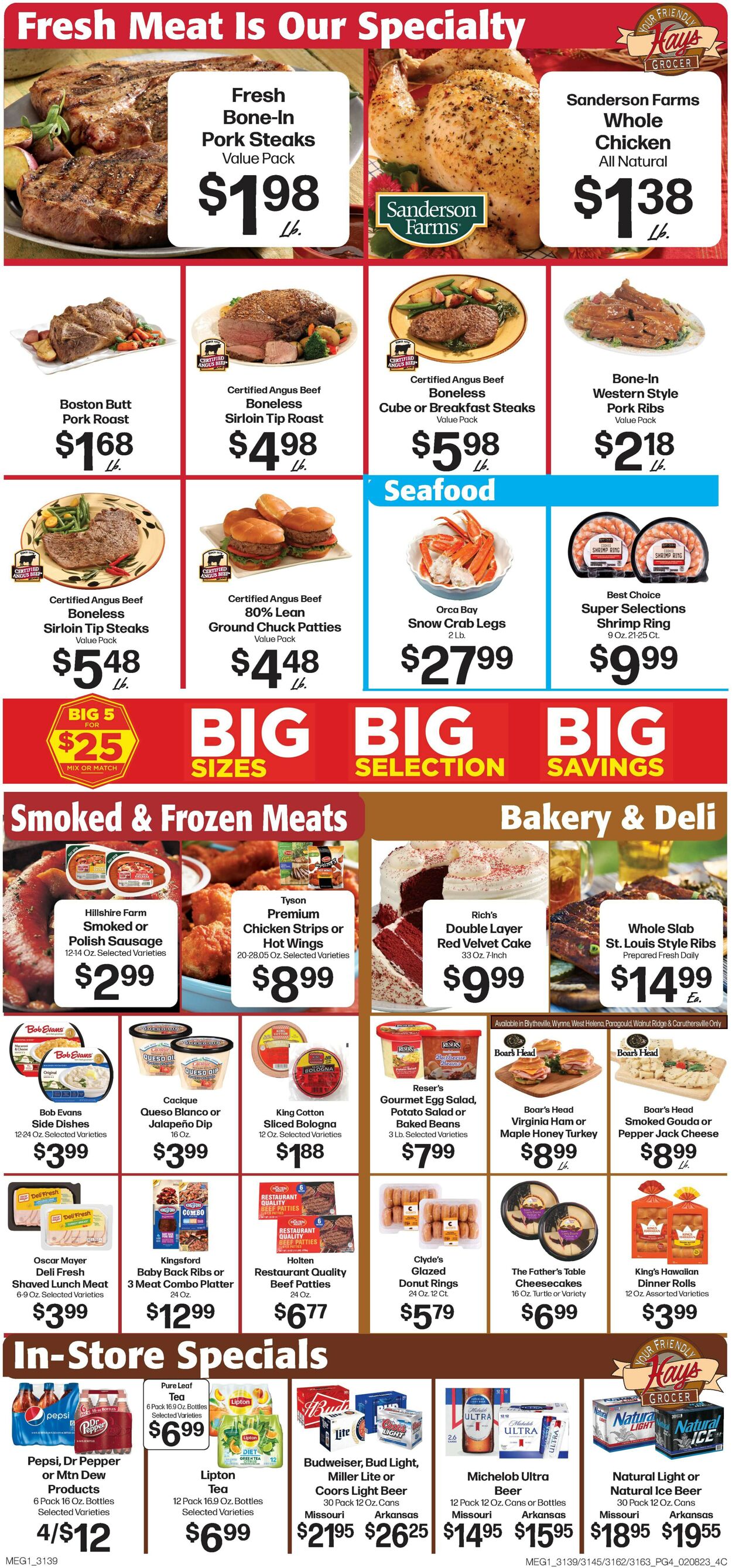 Hays Supermarket Weekly Ad Circular - valid 02/08-02/14/2023 (Page 6)