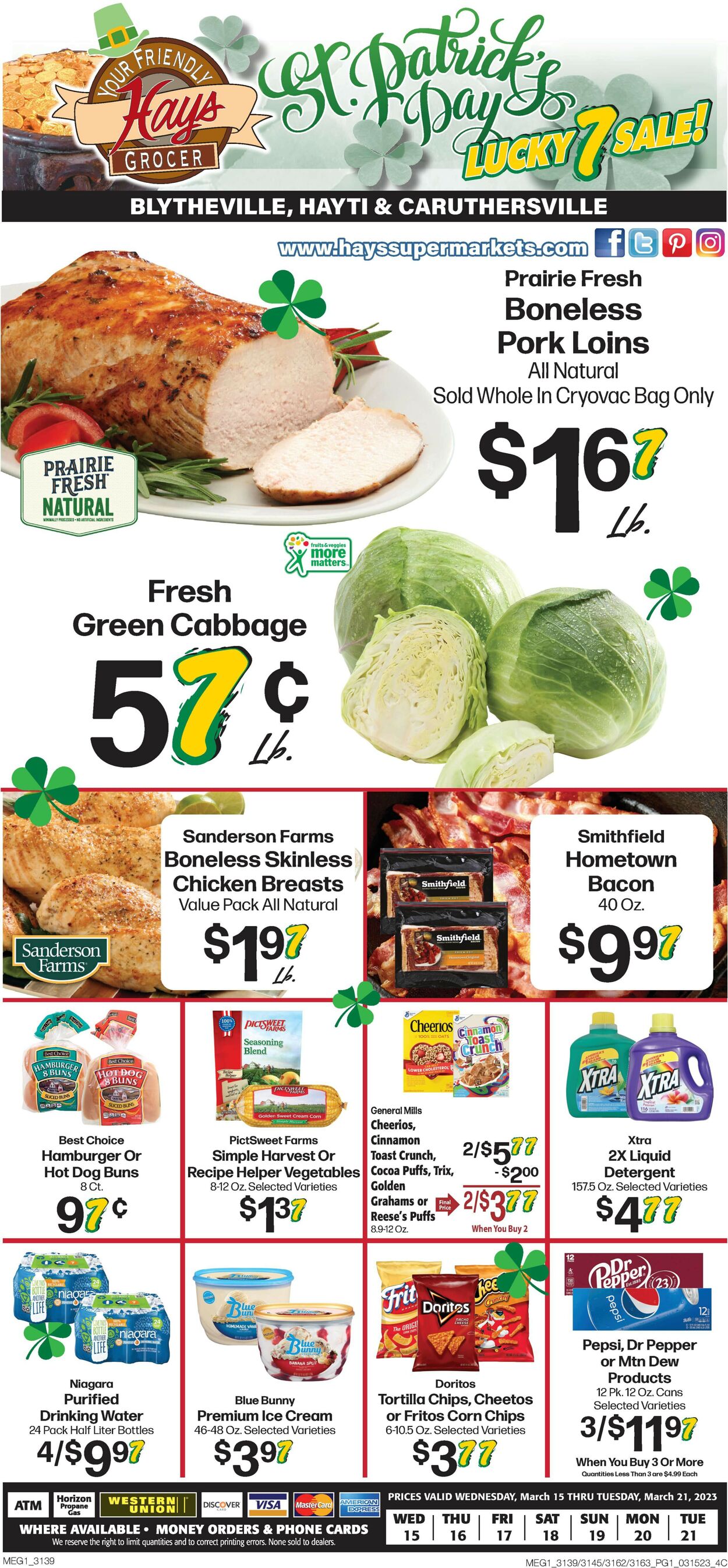 Hays Supermarket Weekly Ad Circular - valid 03/15-03/21/2023