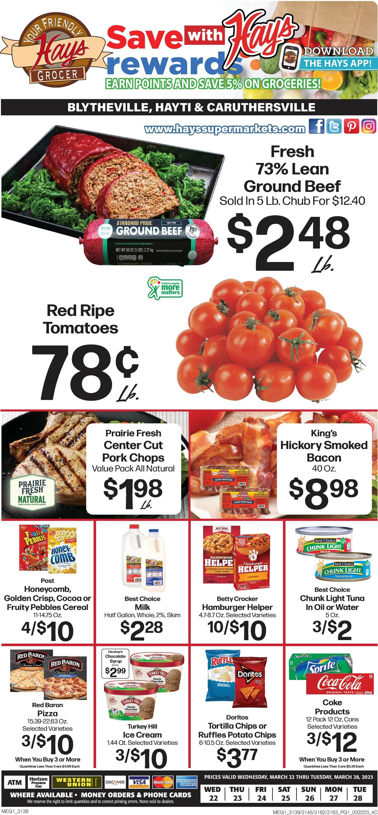 Hays Supermarket Weekly Ad Circular - valid 03/22-03/28/2023 (Page 3)