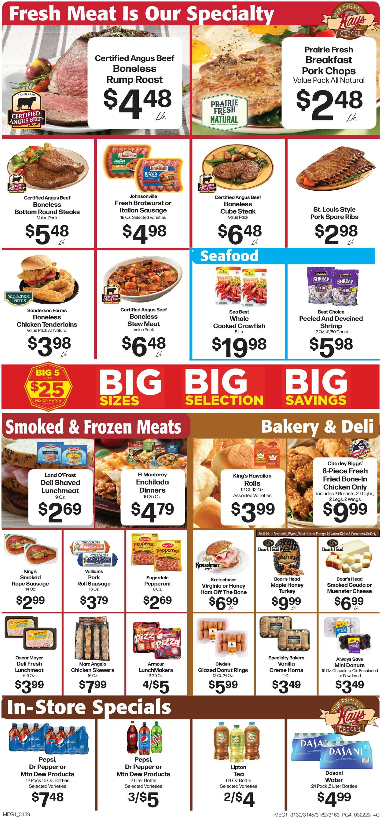 Hays Supermarket Weekly Ad Circular - valid 03/22-03/28/2023 (Page 6)