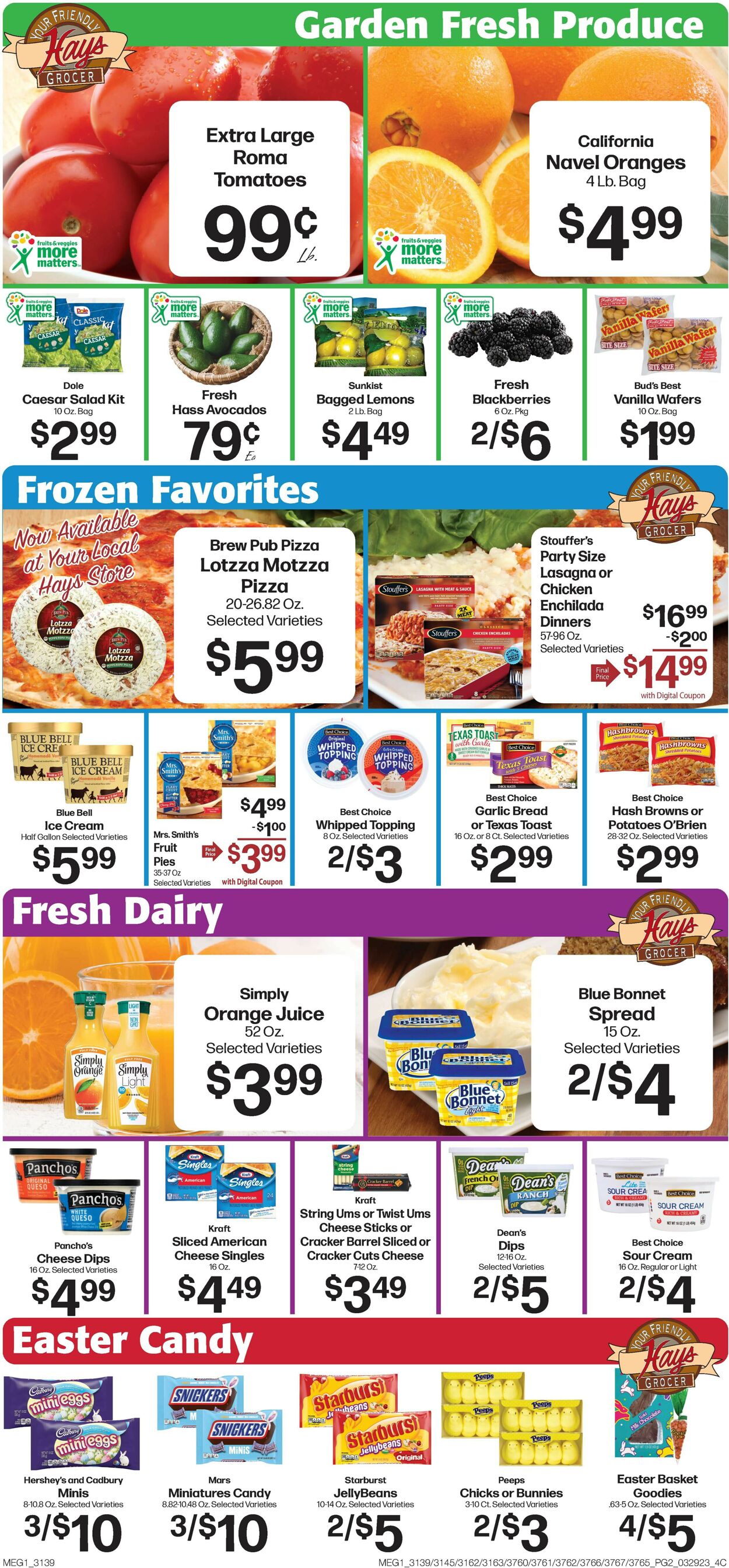 Hays Supermarket Weekly Ad Circular - valid 03/29-04/05/2023 (Page 2)