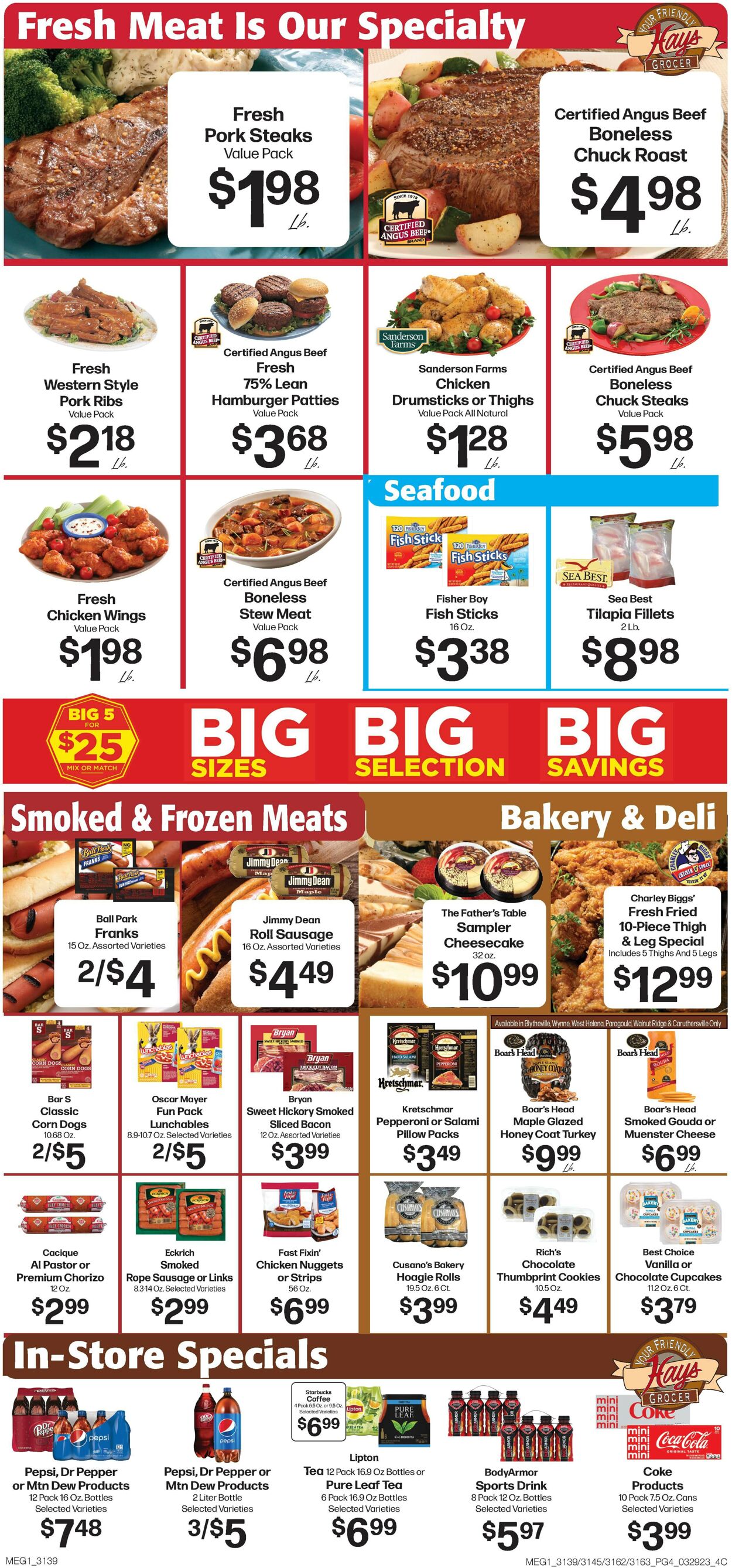 Hays Supermarket Weekly Ad Circular - valid 03/29-04/05/2023 (Page 4)