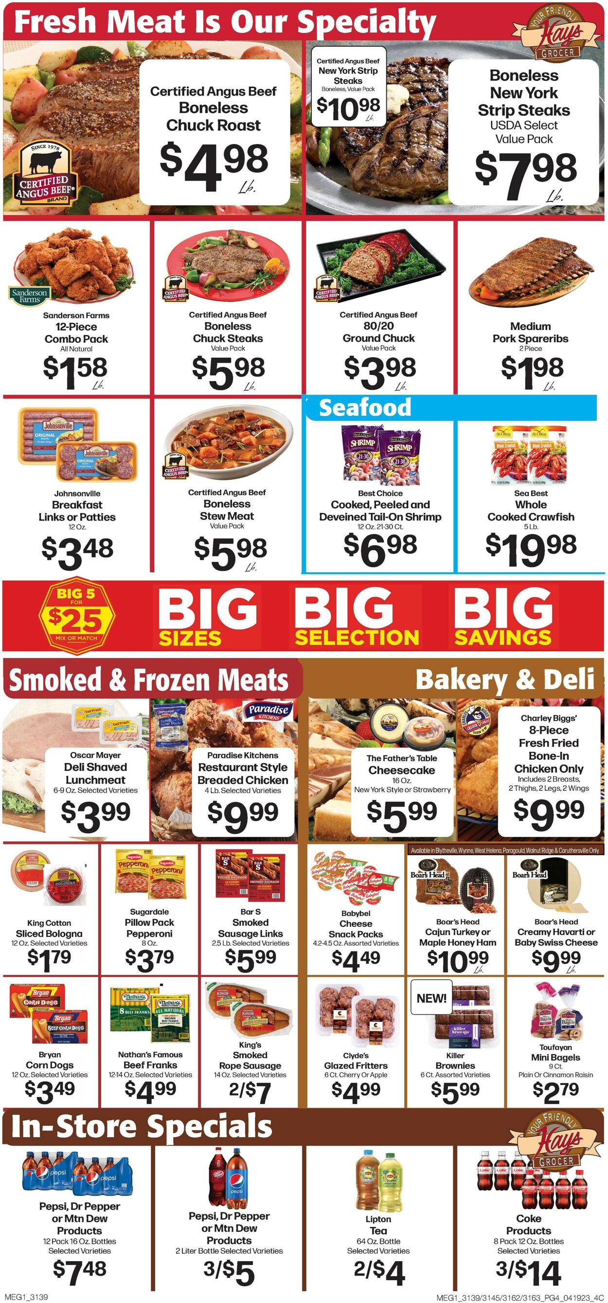 Hays Supermarket Weekly Ad Circular - valid 04/19-04/25/2023 (Page 6)