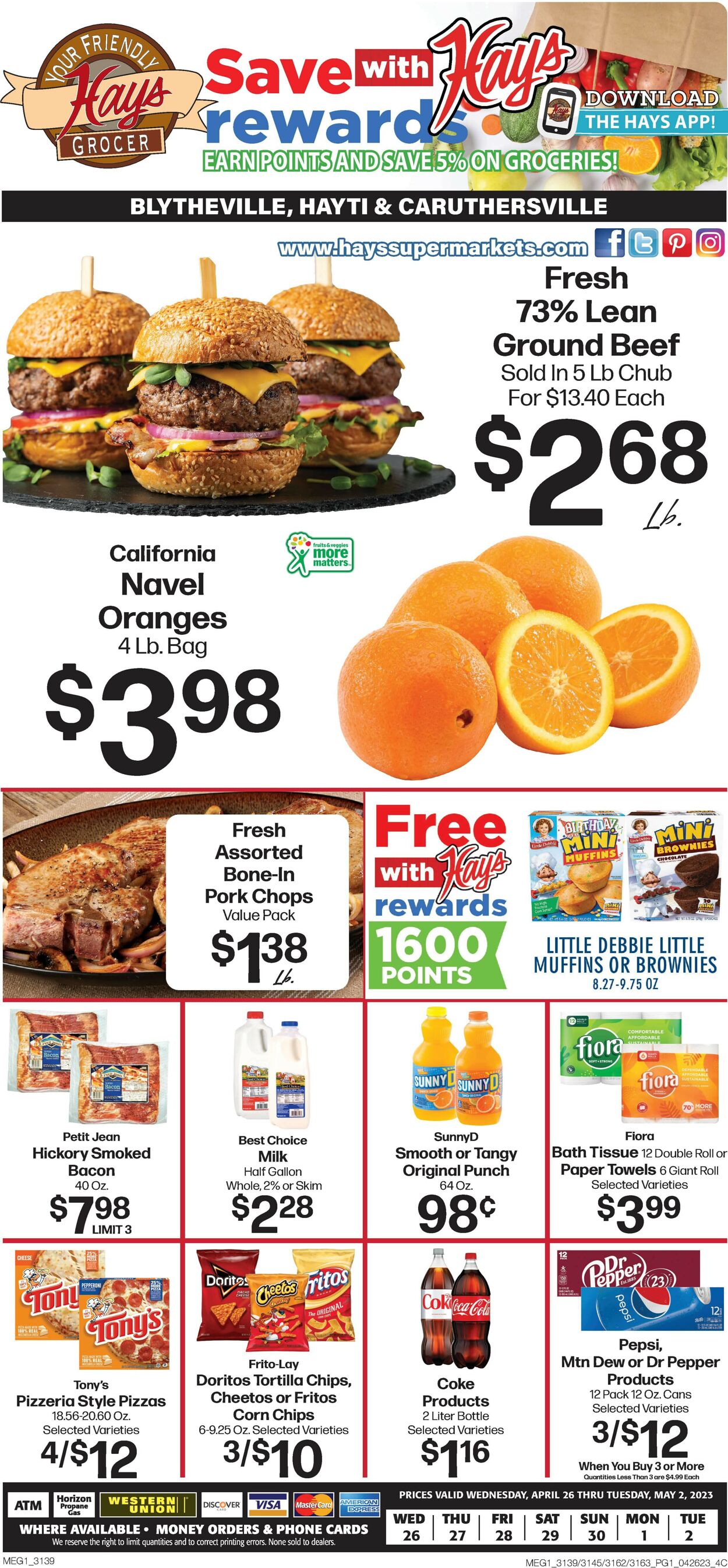 Hays Supermarket Weekly Ad Circular - valid 04/26-05/02/2023 (Page 3)