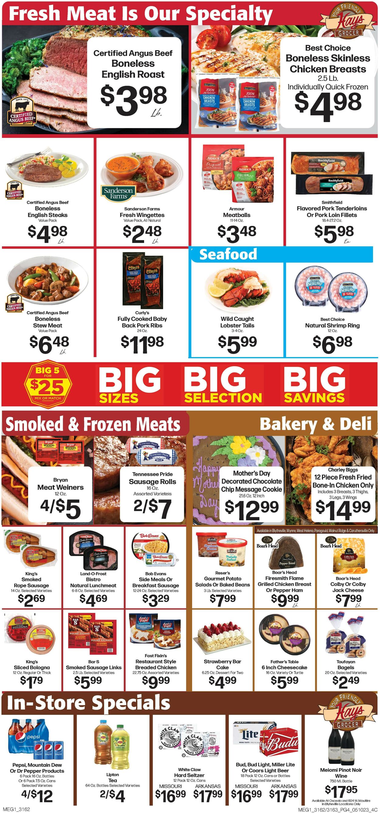 Hays Supermarket Weekly Ad Circular - valid 05/10-05/16/2023 (Page 6)