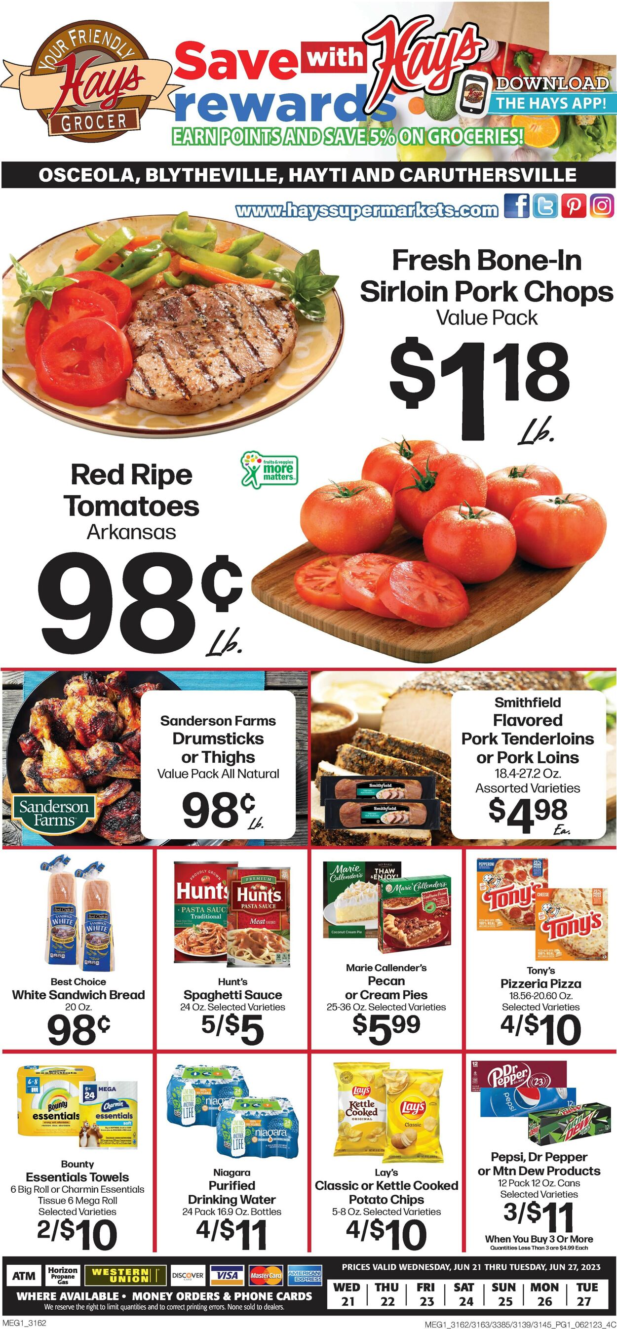 Hays Supermarket Weekly Ad Circular - valid 06/21-06/27/2023