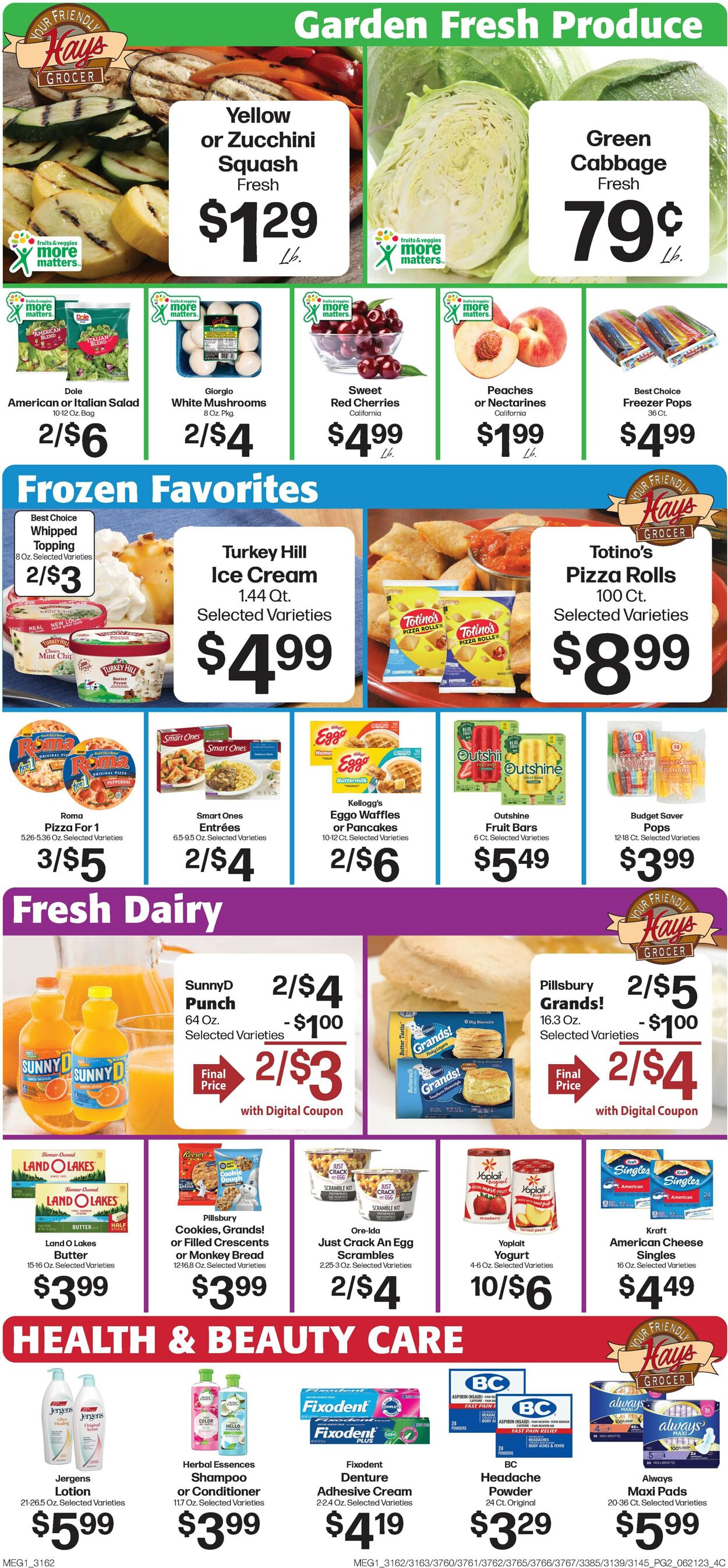 Hays Supermarket Weekly Ad Circular - valid 06/21-06/27/2023 (Page 2)