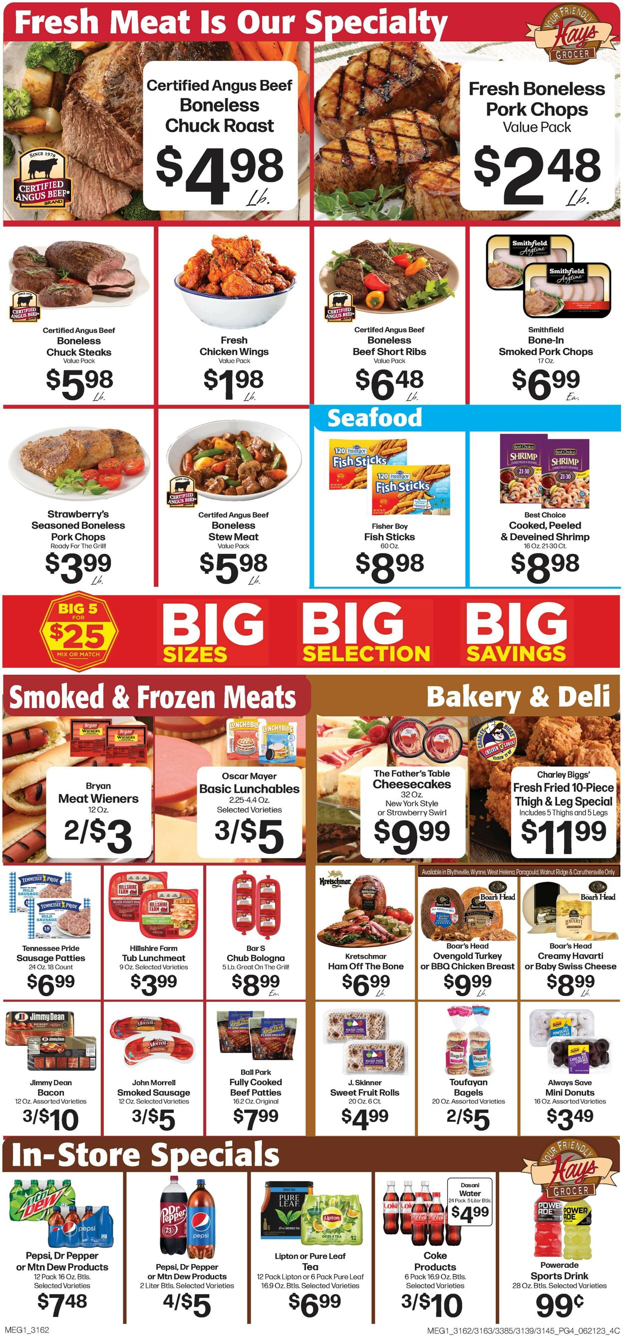 Hays Supermarket Weekly Ad Circular - valid 06/21-06/27/2023 (Page 4)