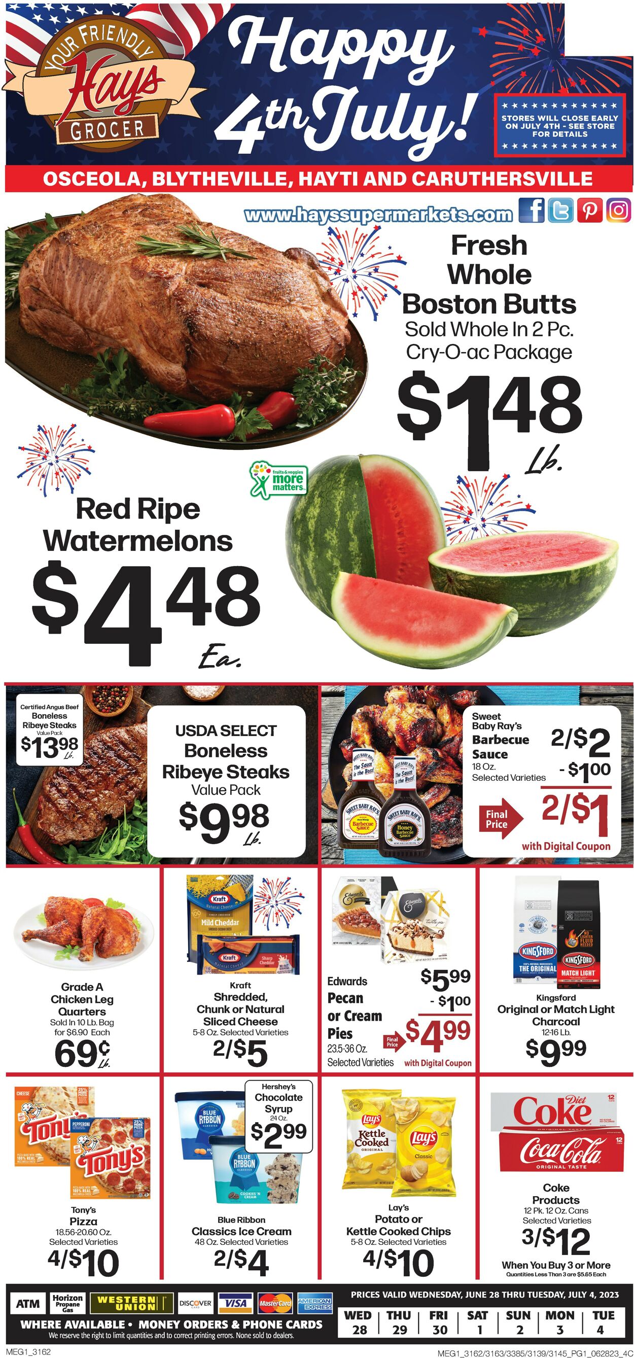 Hays Supermarket Weekly Ad Circular - valid 06/28-07/04/2023 (Page 3)
