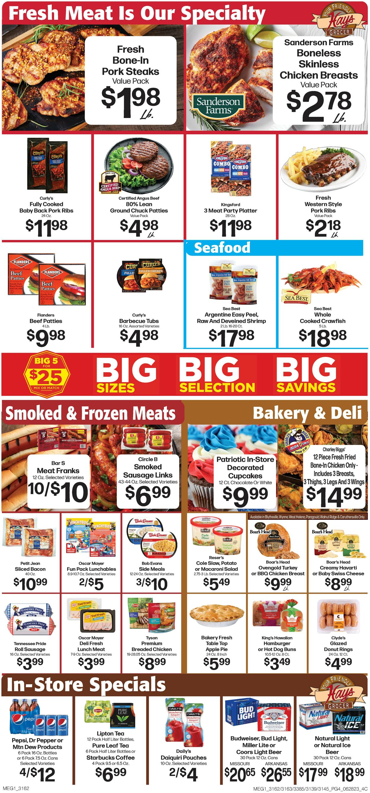 Hays Supermarket Weekly Ad Circular - valid 06/28-07/04/2023 (Page 6)