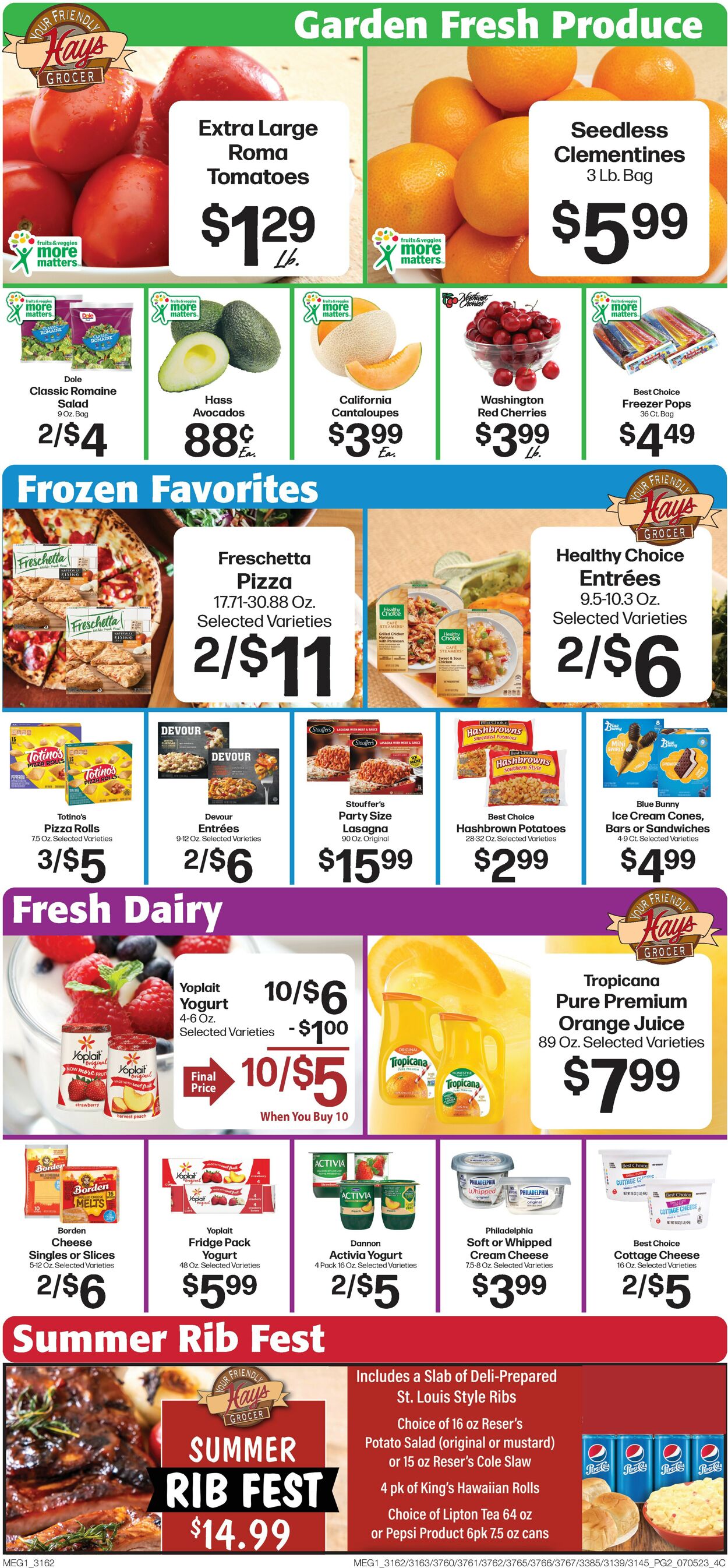 Hays Supermarket Weekly Ad Circular - valid 07/05-07/11/2023 (Page 2)