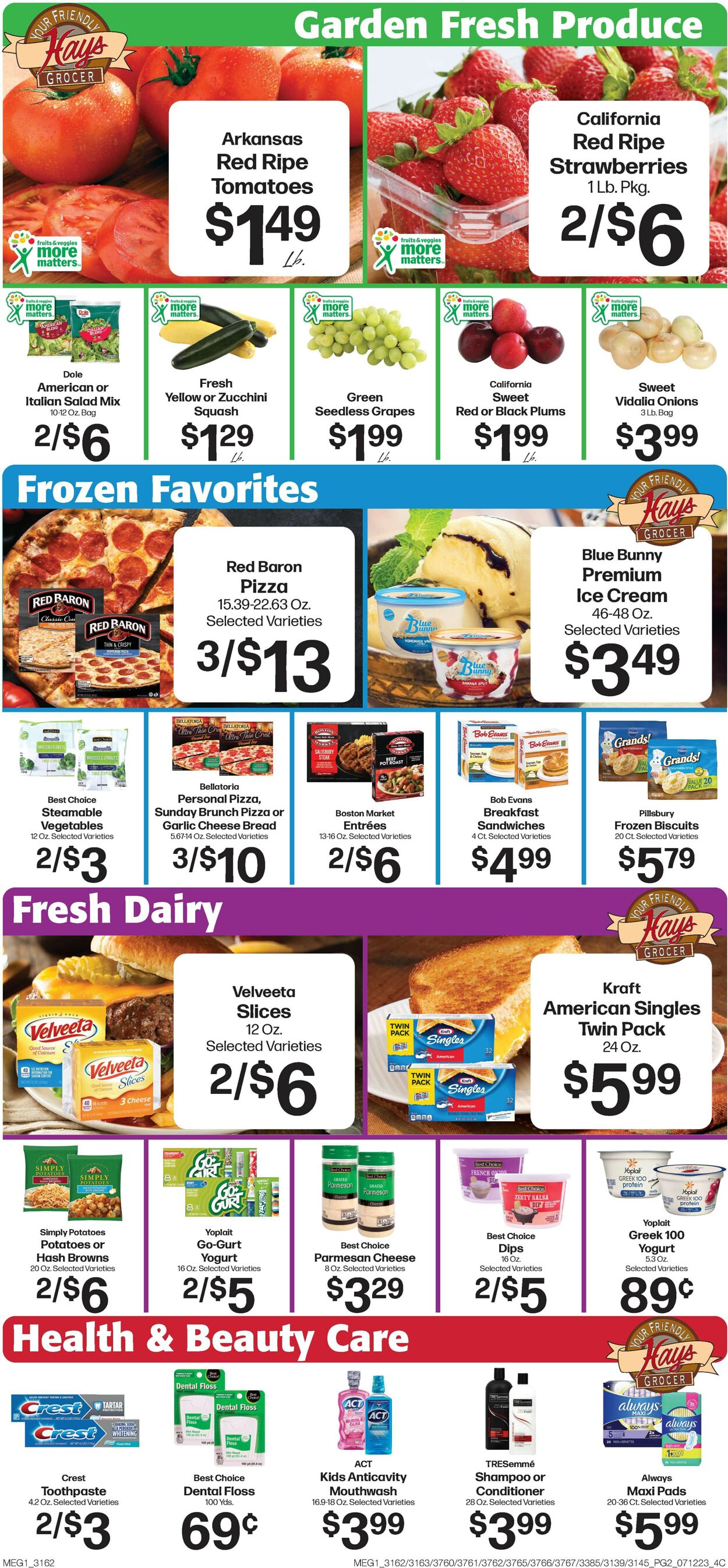 Hays Supermarket Weekly Ad Circular - valid 07/12-07/18/2023 (Page 4)