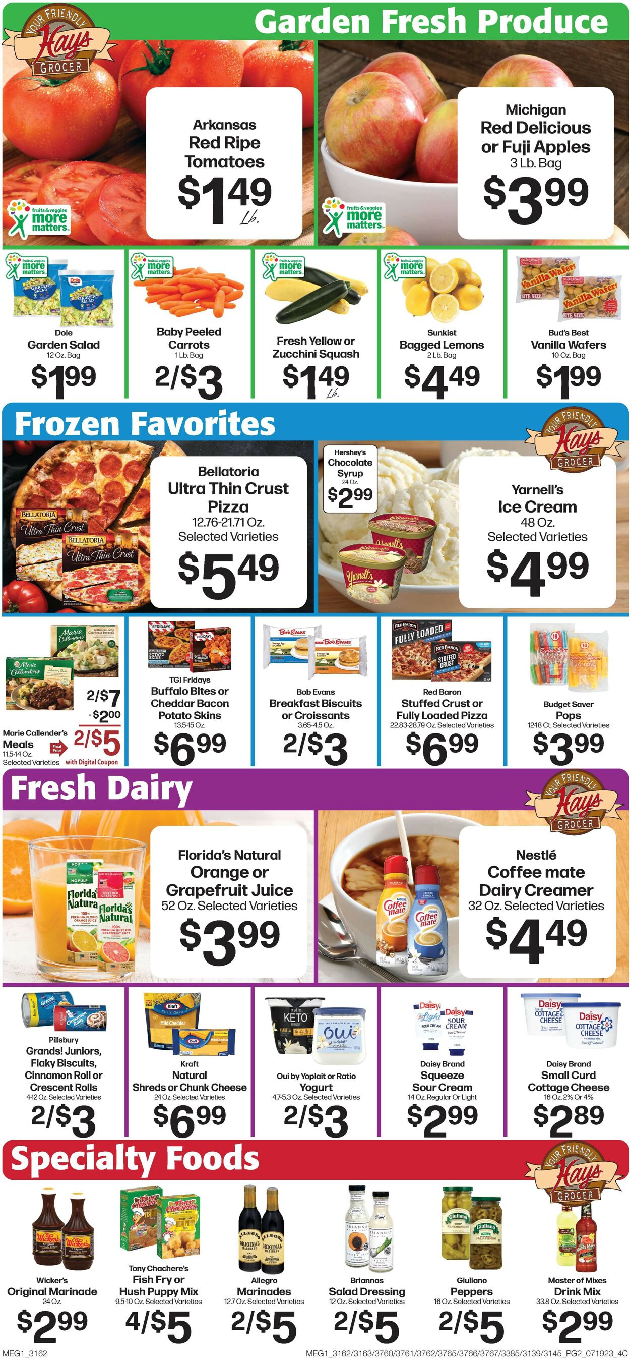 Hays Supermarket Weekly Ad Circular - valid 07/19-07/25/2023 (Page 2)