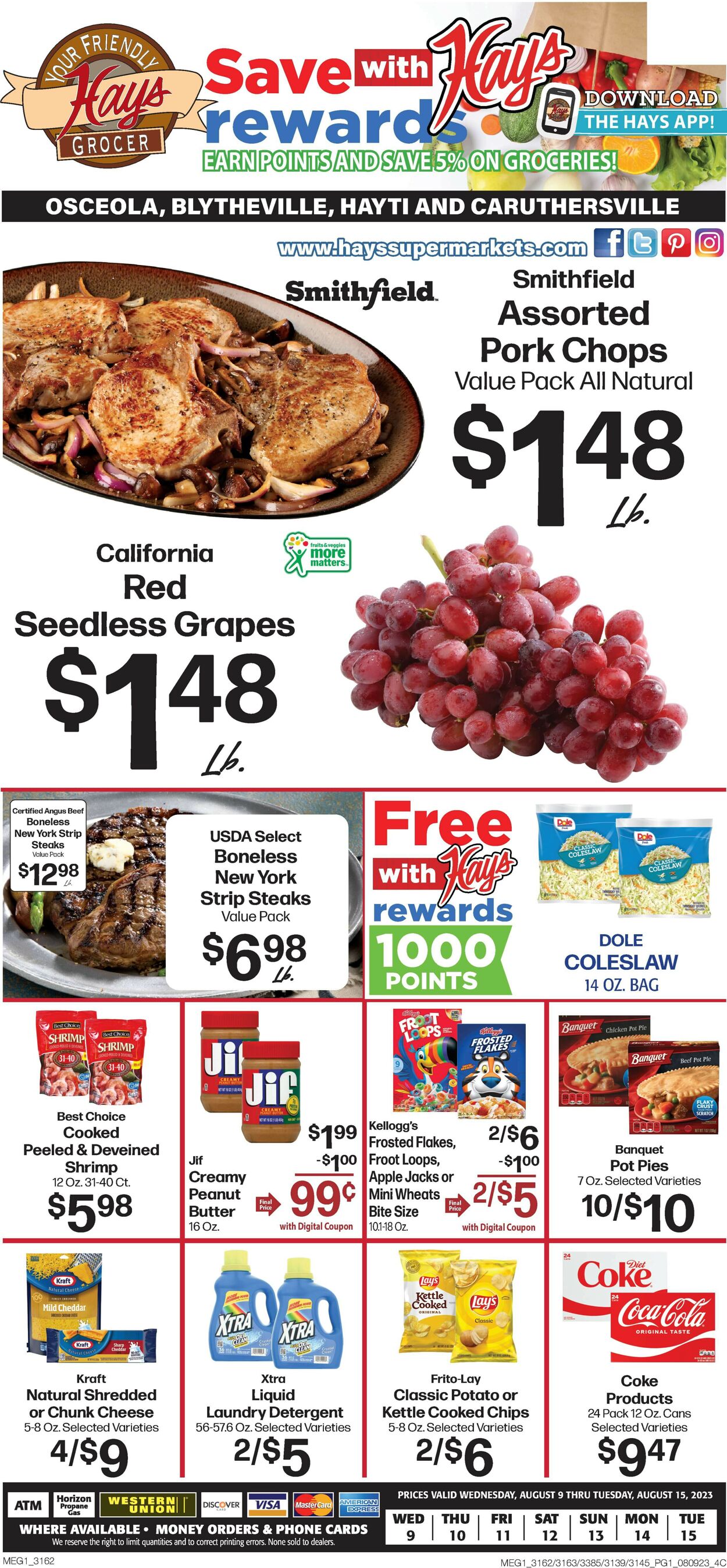 Hays Supermarket Weekly Ad Circular - valid 08/09-08/15/2023 (Page 3)