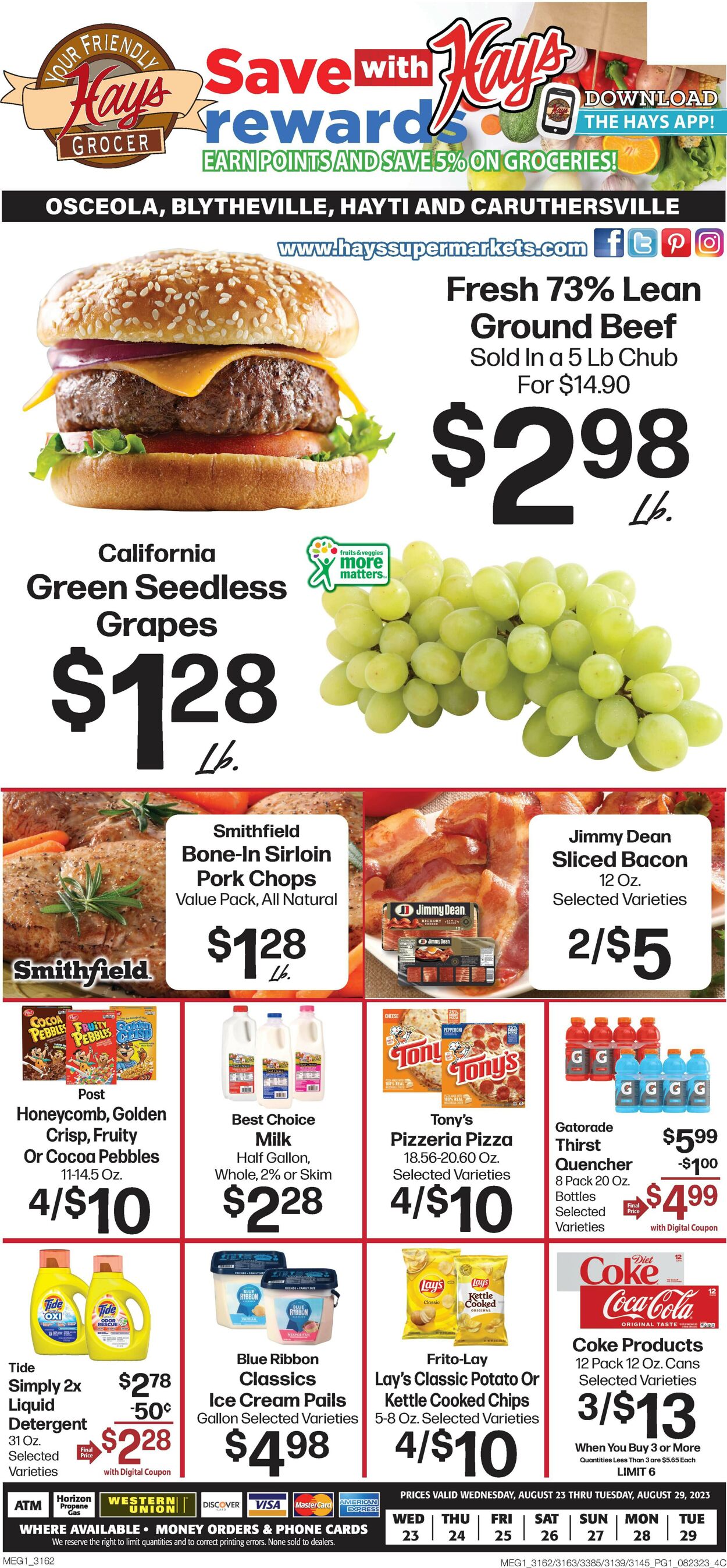 Hays Supermarket Weekly Ad Circular - valid 08/23-08/29/2023