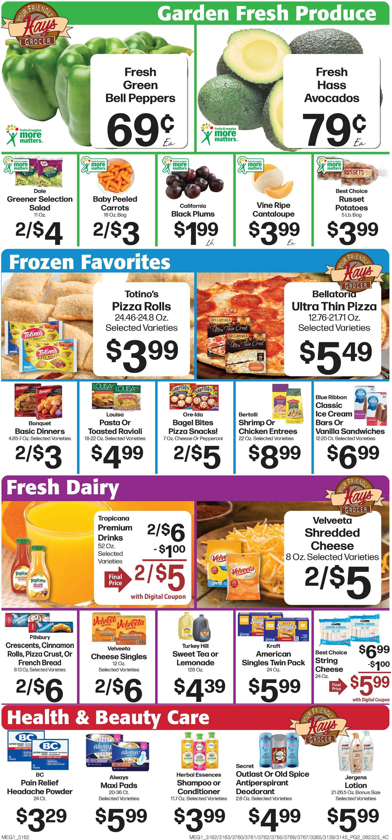Hays Supermarket Weekly Ad Circular - valid 08/23-08/29/2023 (Page 2)