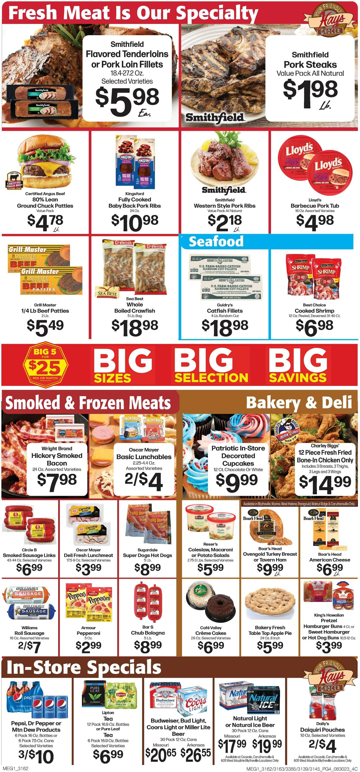 Hays Supermarket Weekly Ad Circular - valid 08/30-09/05/2023 (Page 6)