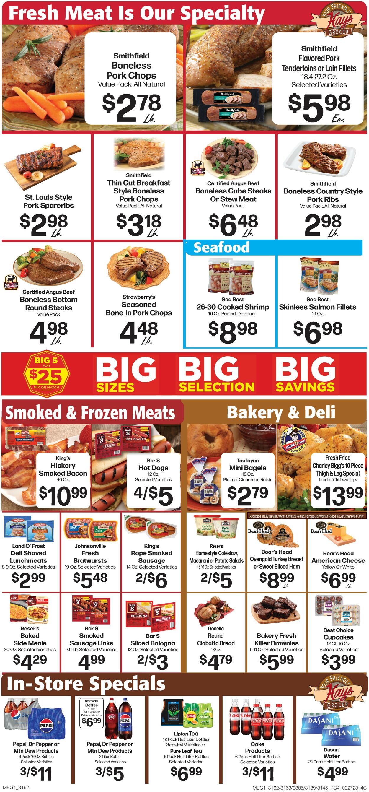 Hays Supermarket Weekly Ad Circular - valid 09/27-10/03/2023 (Page 6)