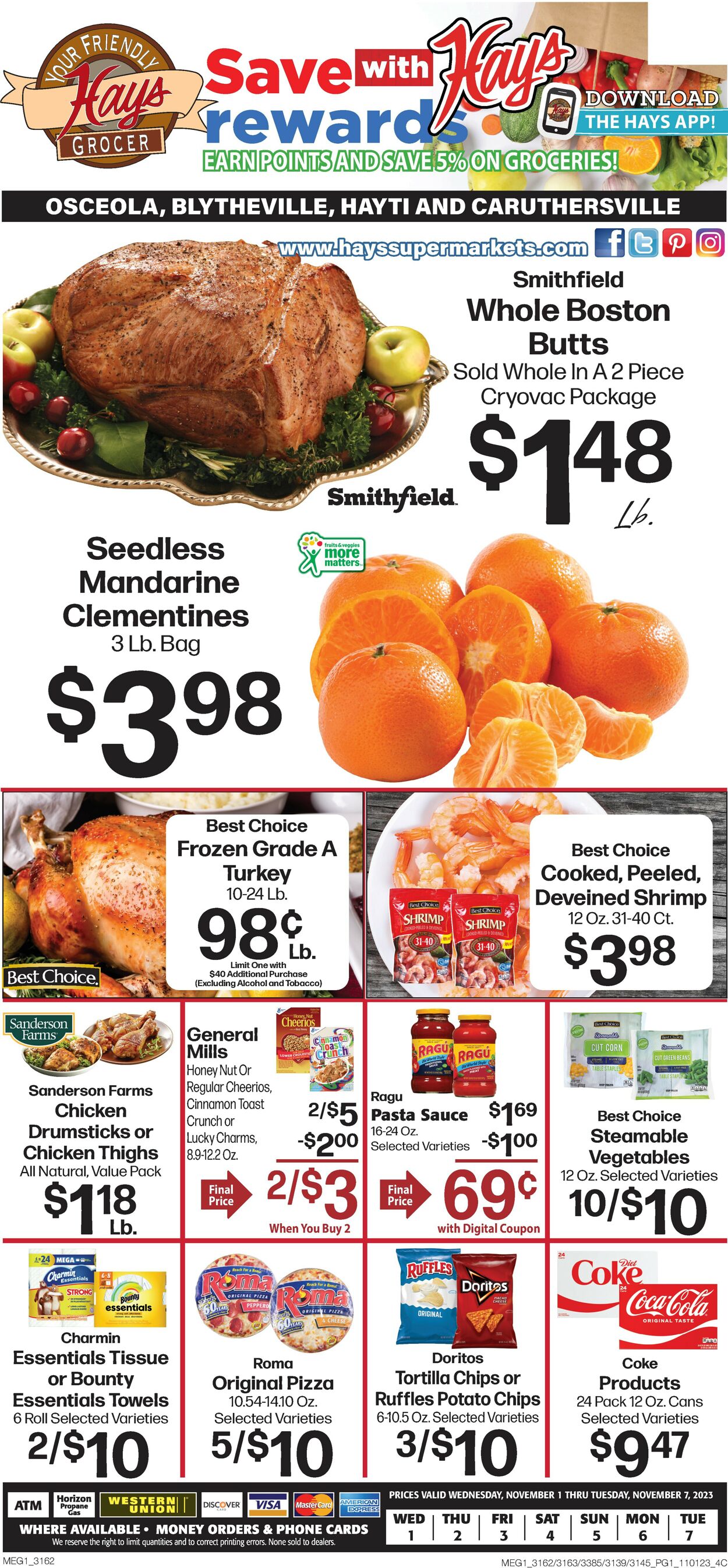 Hays Supermarket Weekly Ad Circular - valid 11/01-11/07/2023 (Page 3)