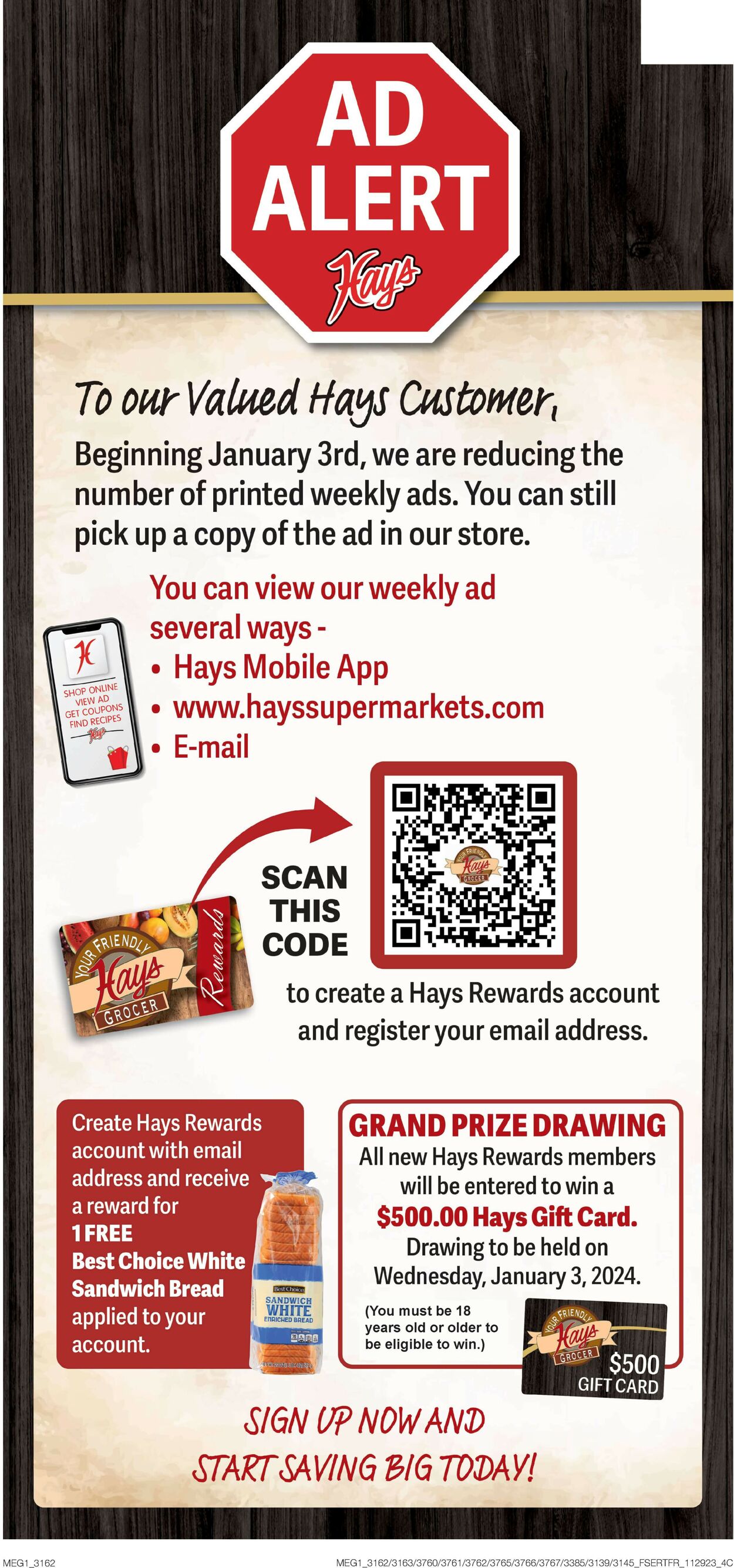 Hays Supermarket Weekly Ad Circular - valid 11/29-12/05/2023
