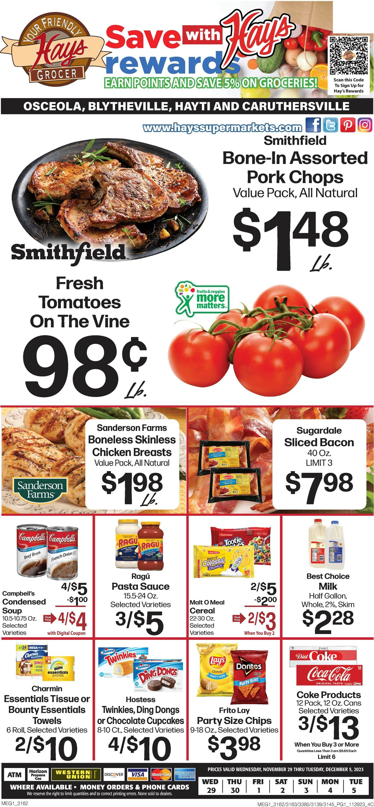 Hays Supermarket Weekly Ad Circular - valid 11/29-12/05/2023 (Page 3)