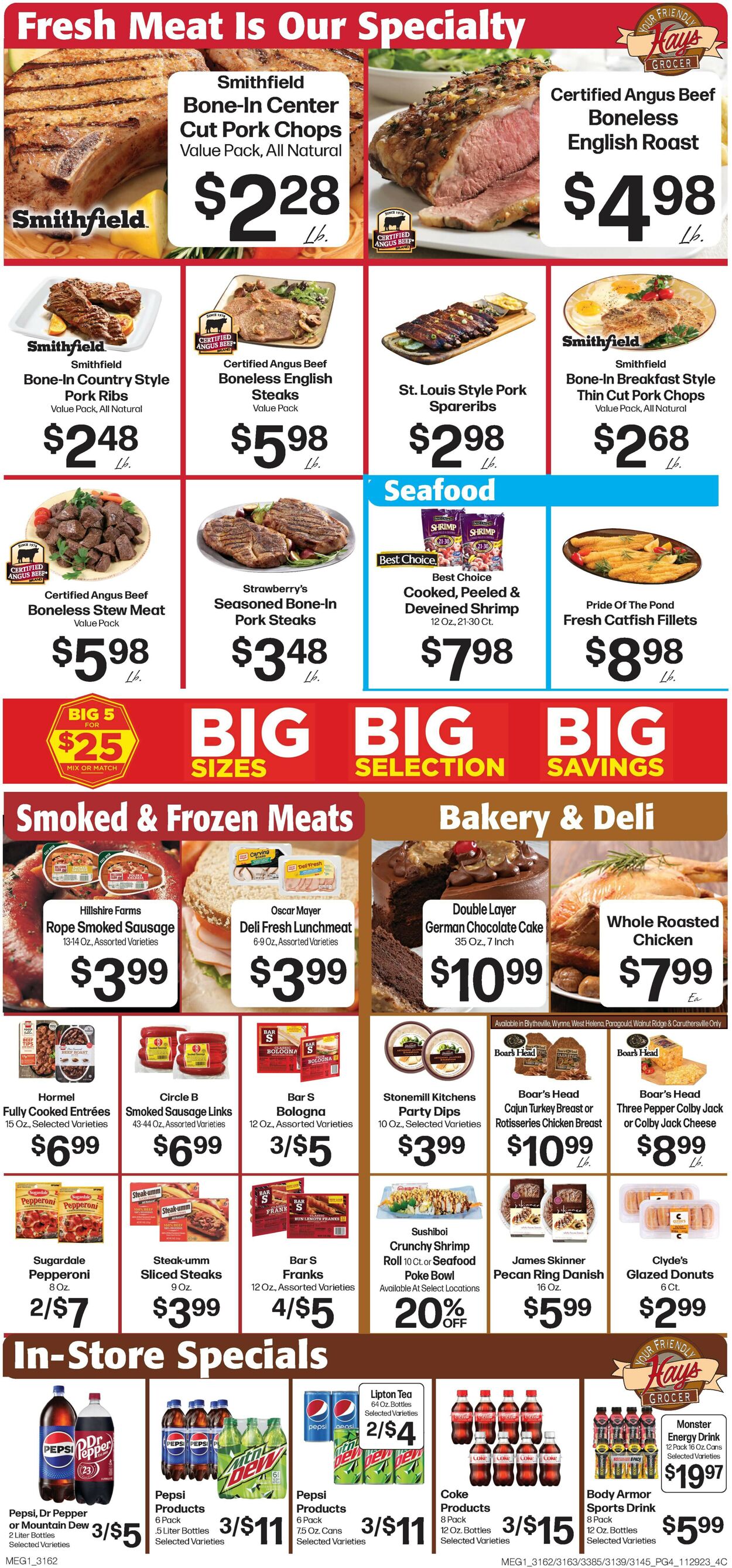 Hays Supermarket Weekly Ad Circular - valid 11/29-12/05/2023 (Page 6)