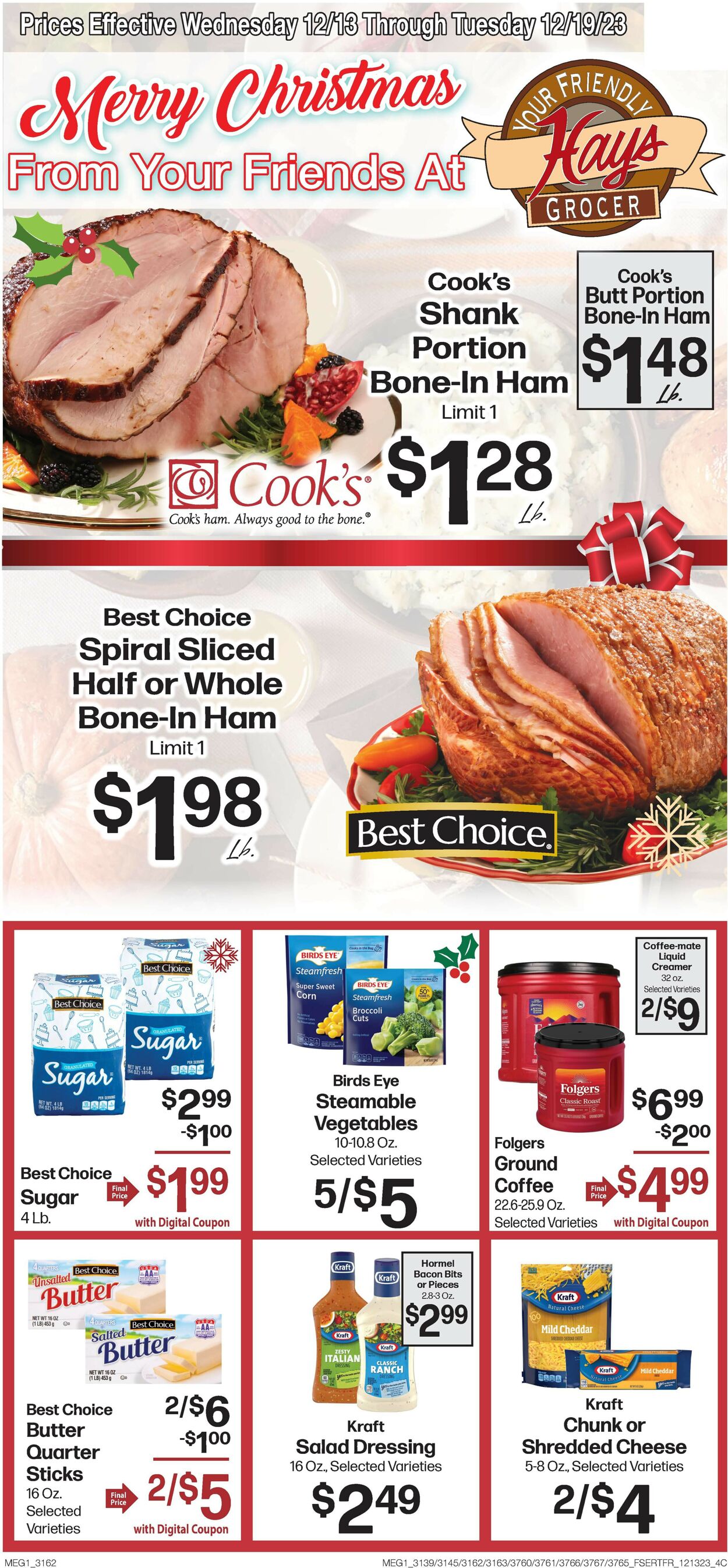 Hays Supermarket Weekly Ad Circular - valid 12/13-12/19/2023