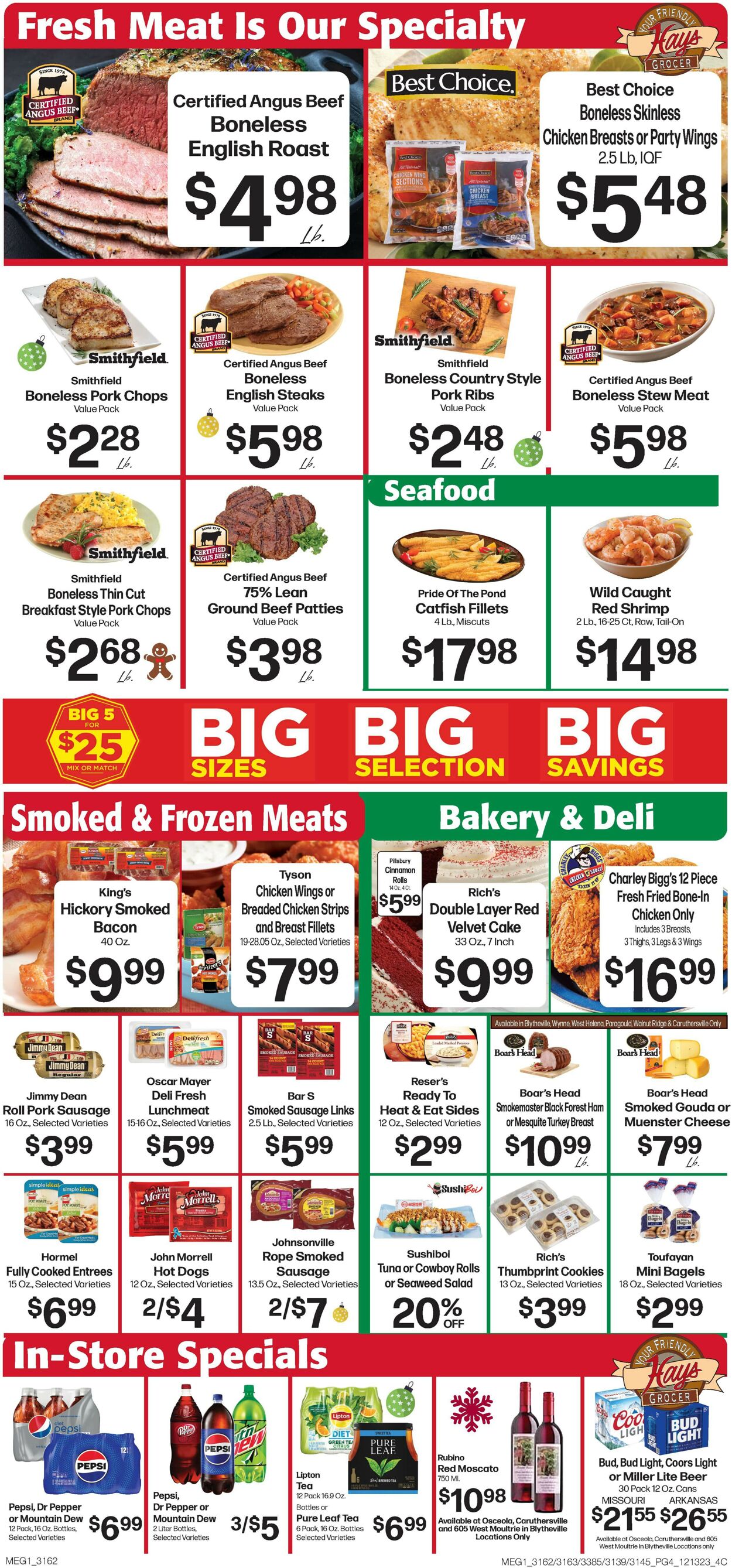 Hays Supermarket Weekly Ad Circular - valid 12/13-12/19/2023 (Page 8)