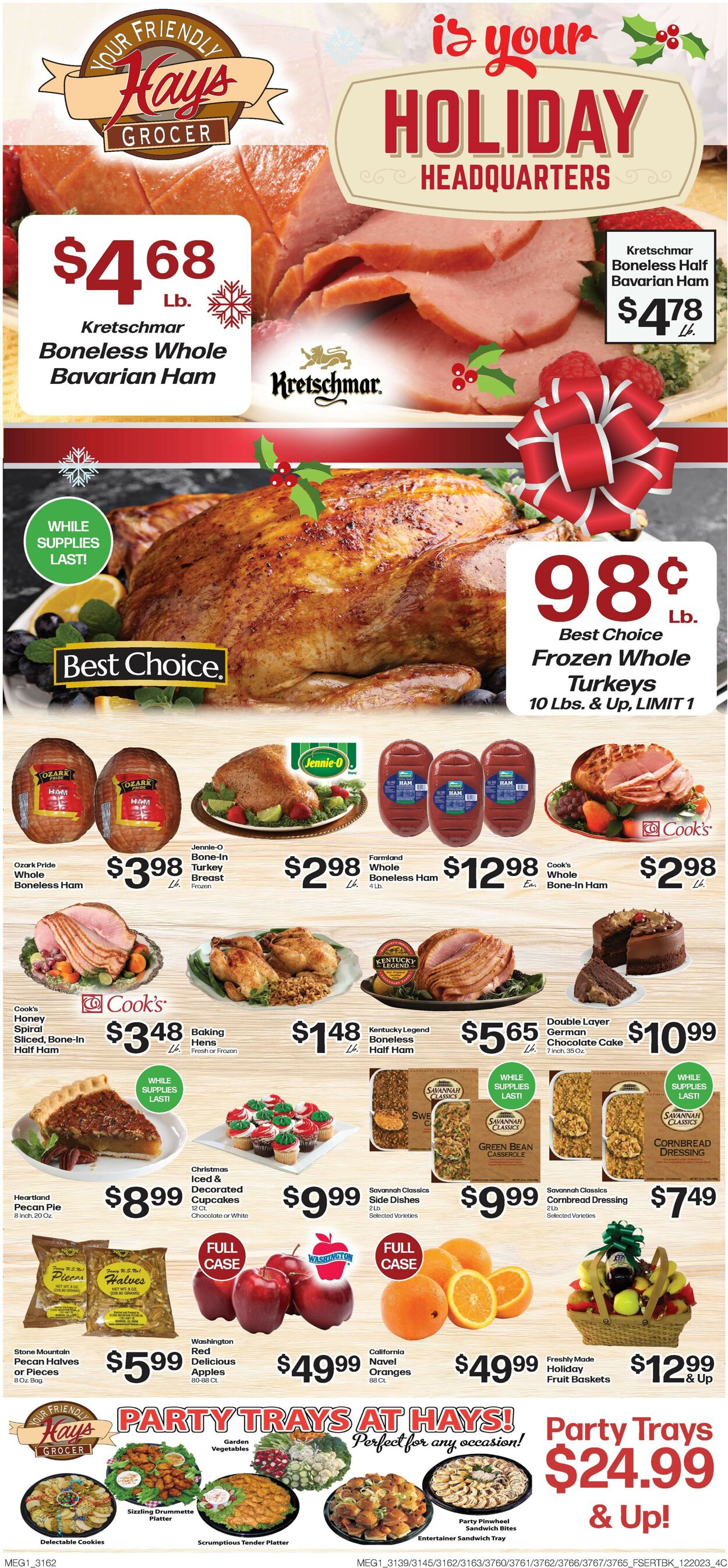 Hays Supermarket Weekly Ad Circular - valid 12/20-12/26/2023 (Page 2)