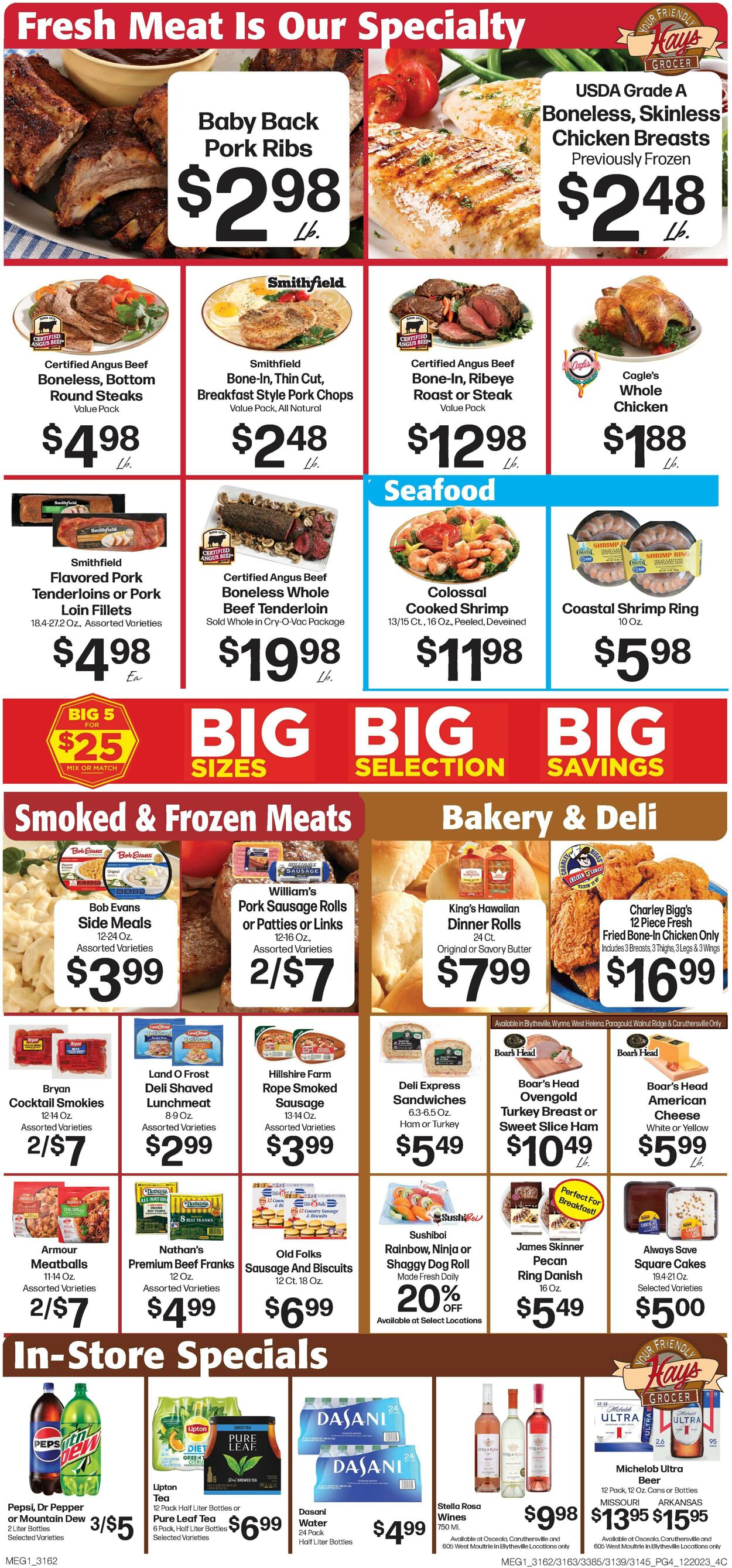 Hays Supermarket Weekly Ad Circular - valid 12/20-12/26/2023 (Page 8)
