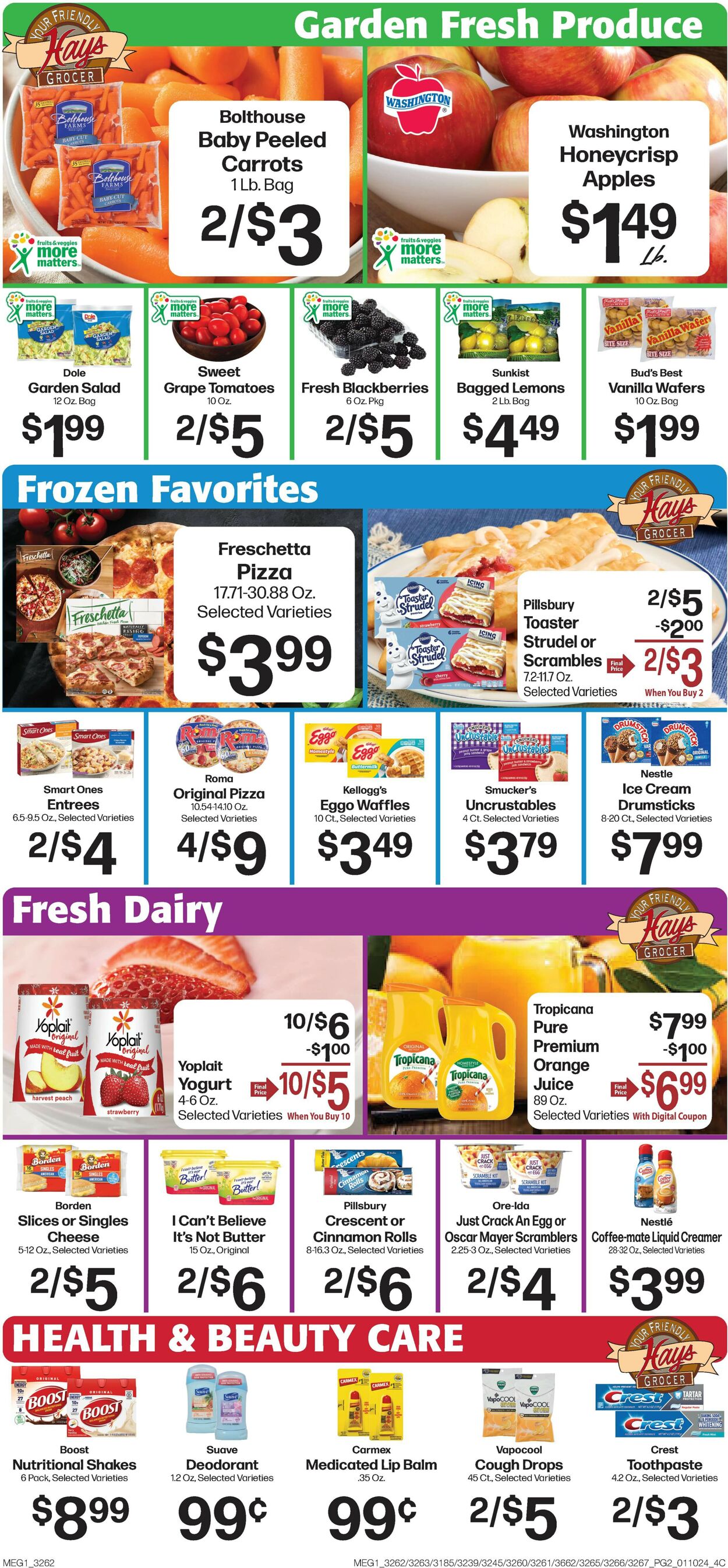Hays Supermarket Weekly Ad Circular - valid 01/10-01/16/2024 (Page 4)