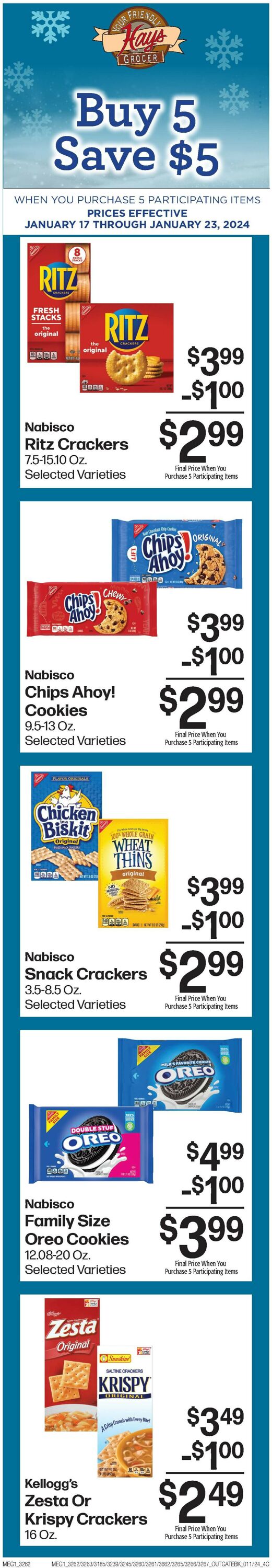 Hays Supermarket Weekly Ad Circular - valid 01/17-01/23/2024 (Page 2)