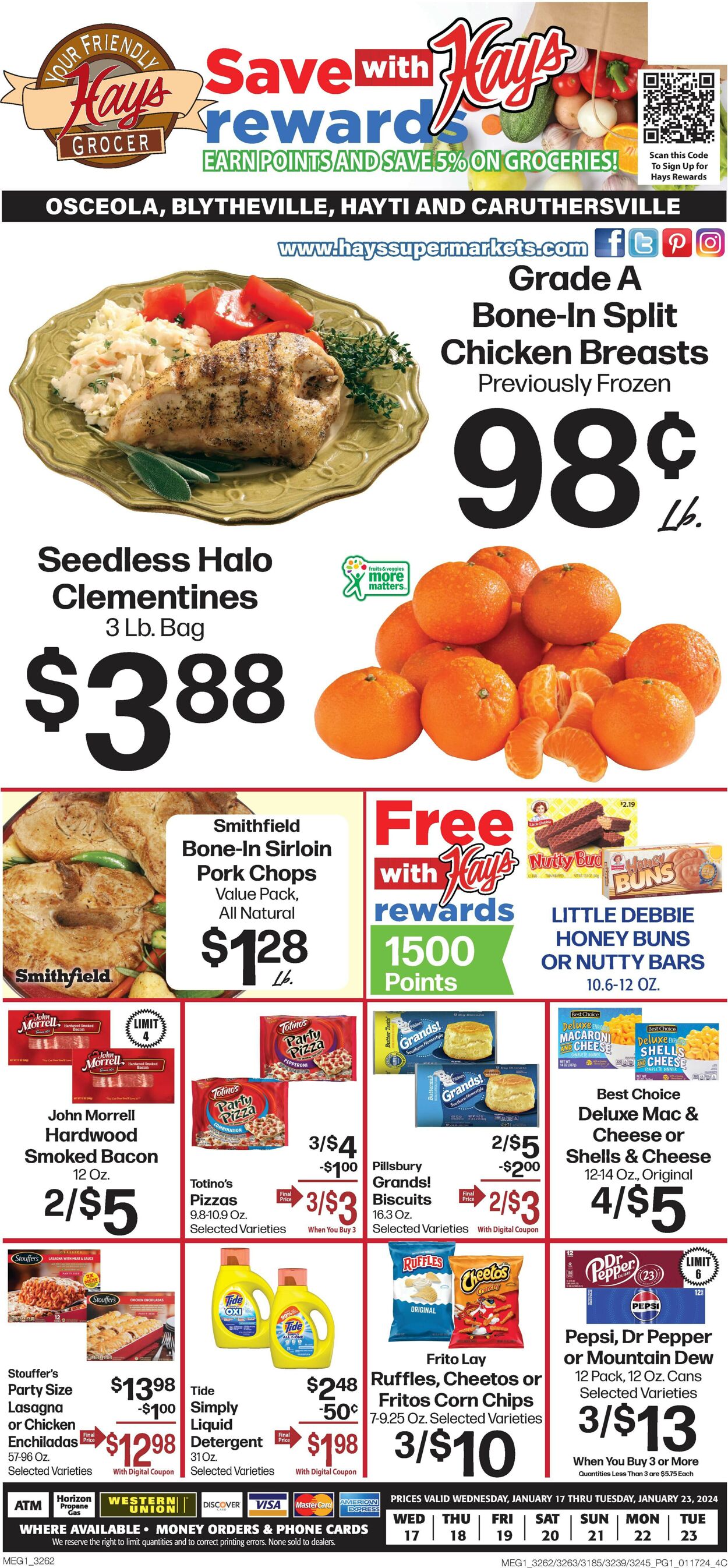 Hays Supermarket Weekly Ad Circular - valid 01/17-01/23/2024 (Page 3)