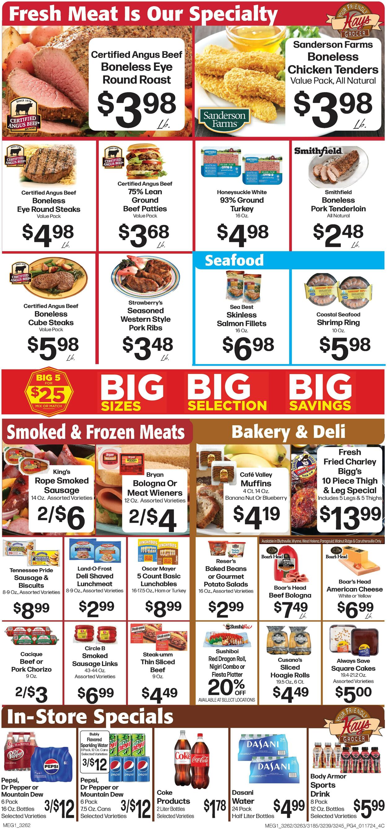 Hays Supermarket Weekly Ad Circular - valid 01/17-01/23/2024 (Page 6)