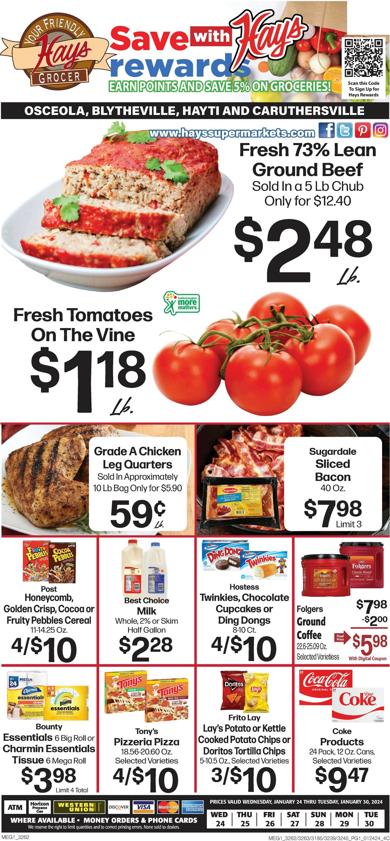Hays Supermarket Weekly Ad Circular - valid 01/24-01/30/2024