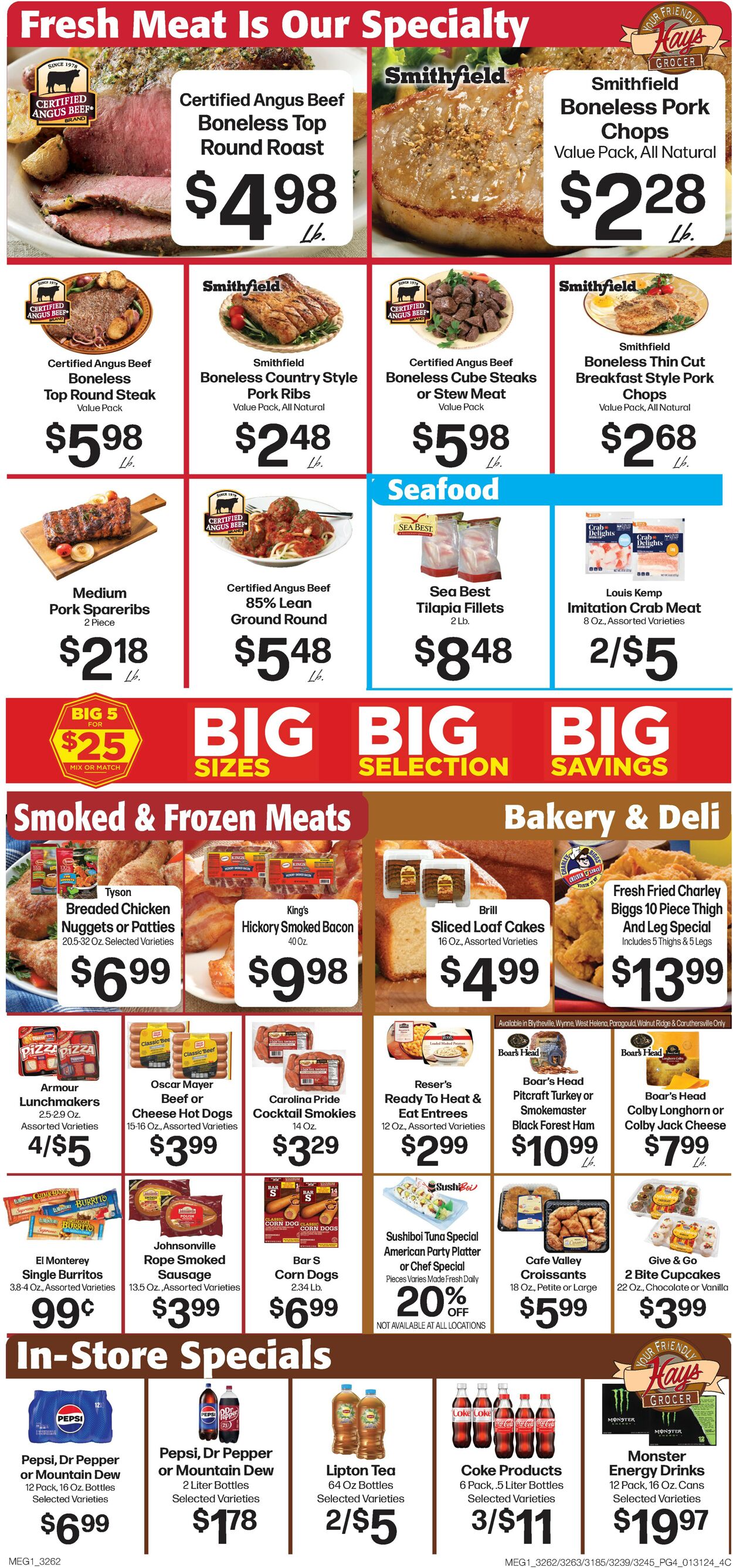 Hays Supermarket Weekly Ad Circular - valid 01/31-02/06/2024 (Page 4)