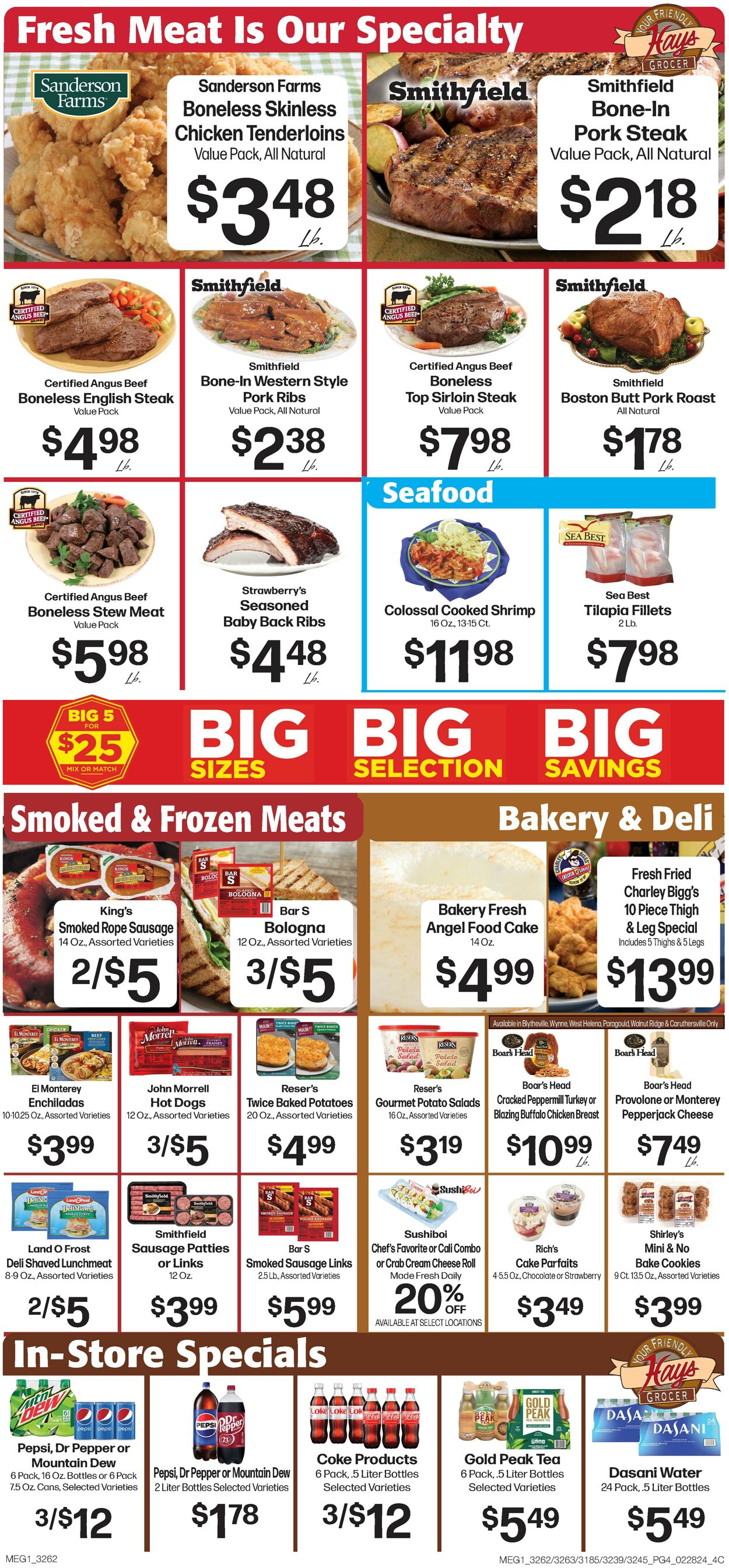 Hays Supermarket Weekly Ad Circular - valid 02/28-03/05/2024 (Page 6)