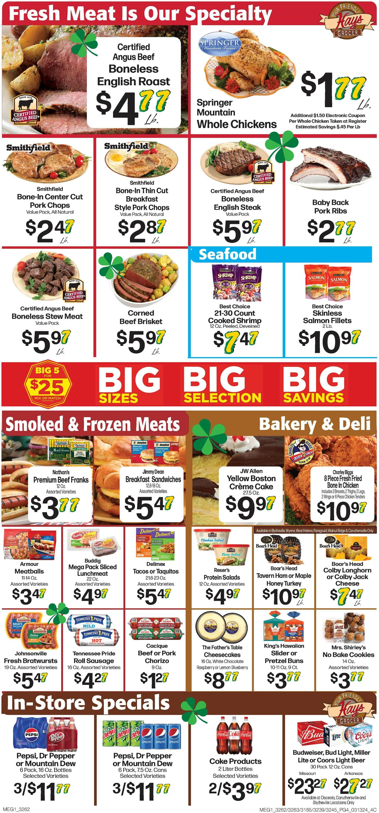Hays Supermarket Weekly Ad Circular - valid 03/13-03/19/2024 (Page 4)