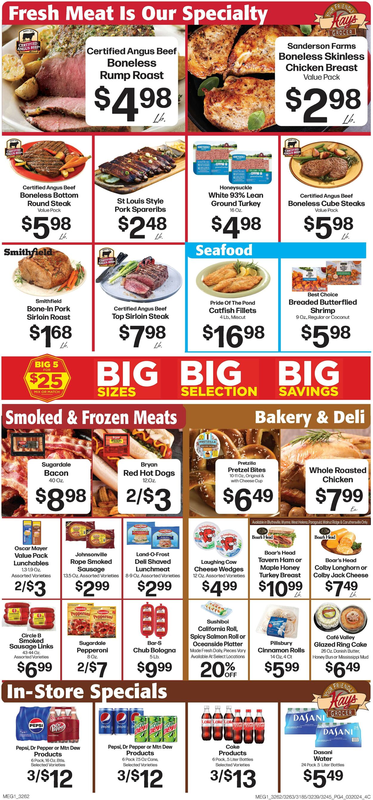 Hays Supermarket Weekly Ad Circular - valid 03/20-03/26/2024 (Page 6)