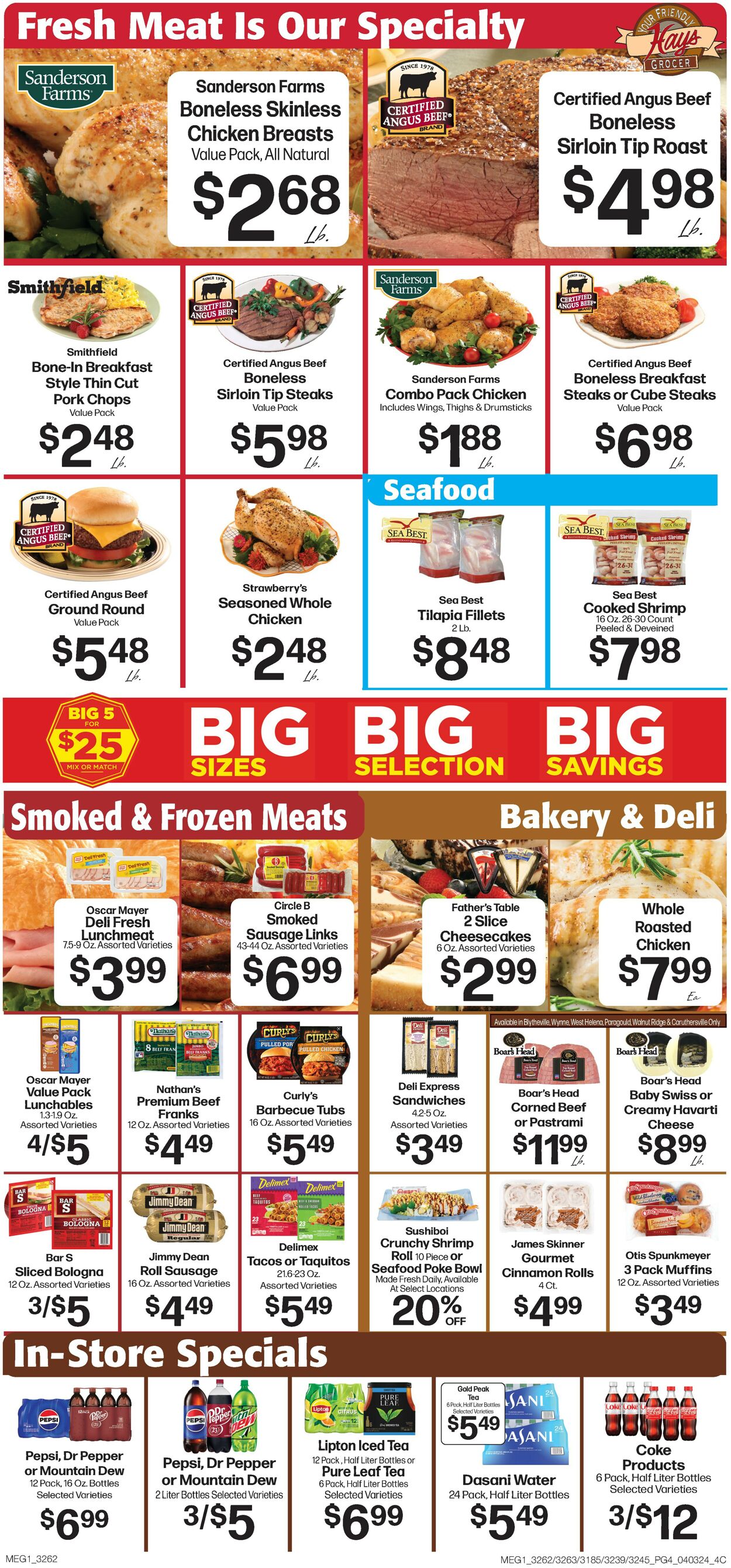 Hays Supermarket Weekly Ad Circular - valid 04/03-04/09/2024 (Page 6)