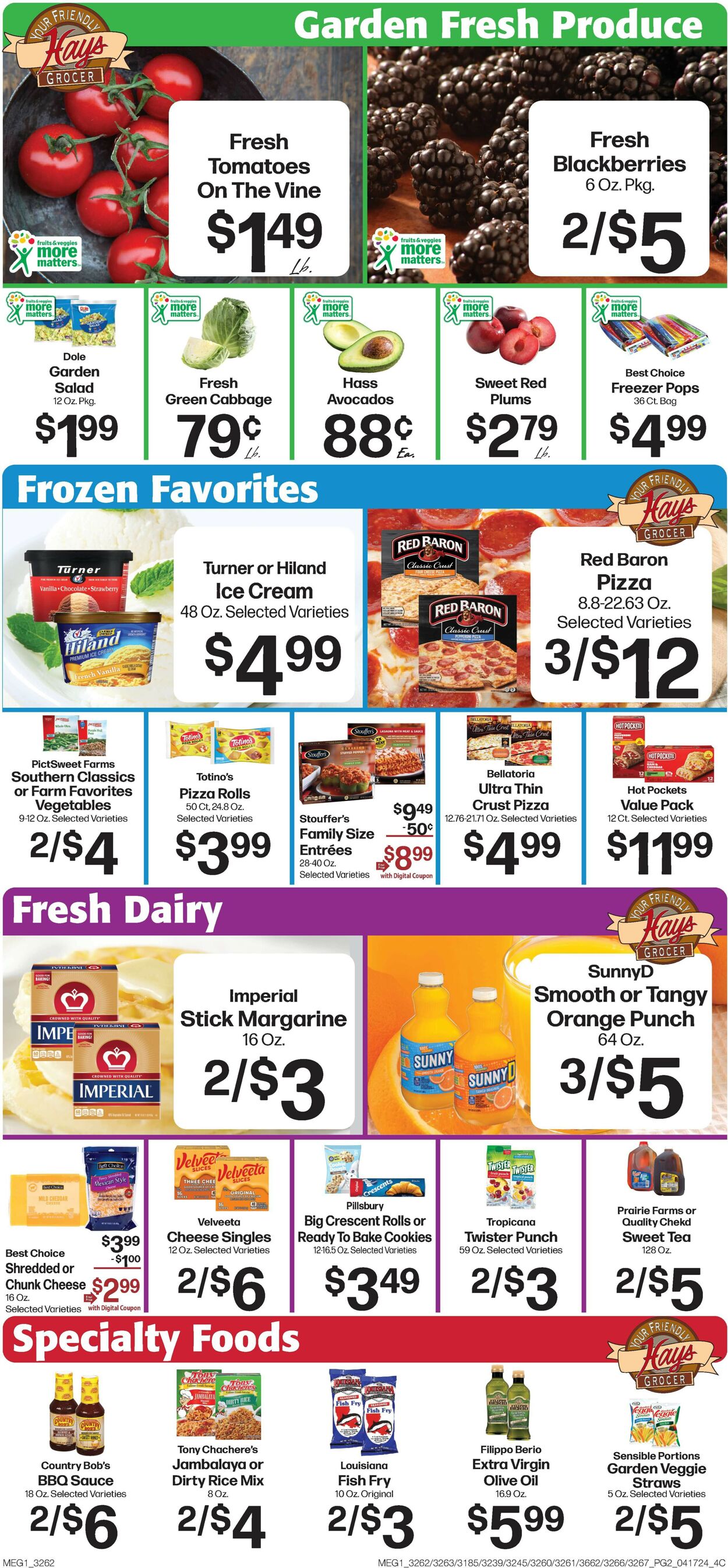 Hays Supermarket Weekly Ad Circular - valid 04/17-04/23/2024 (Page 2)