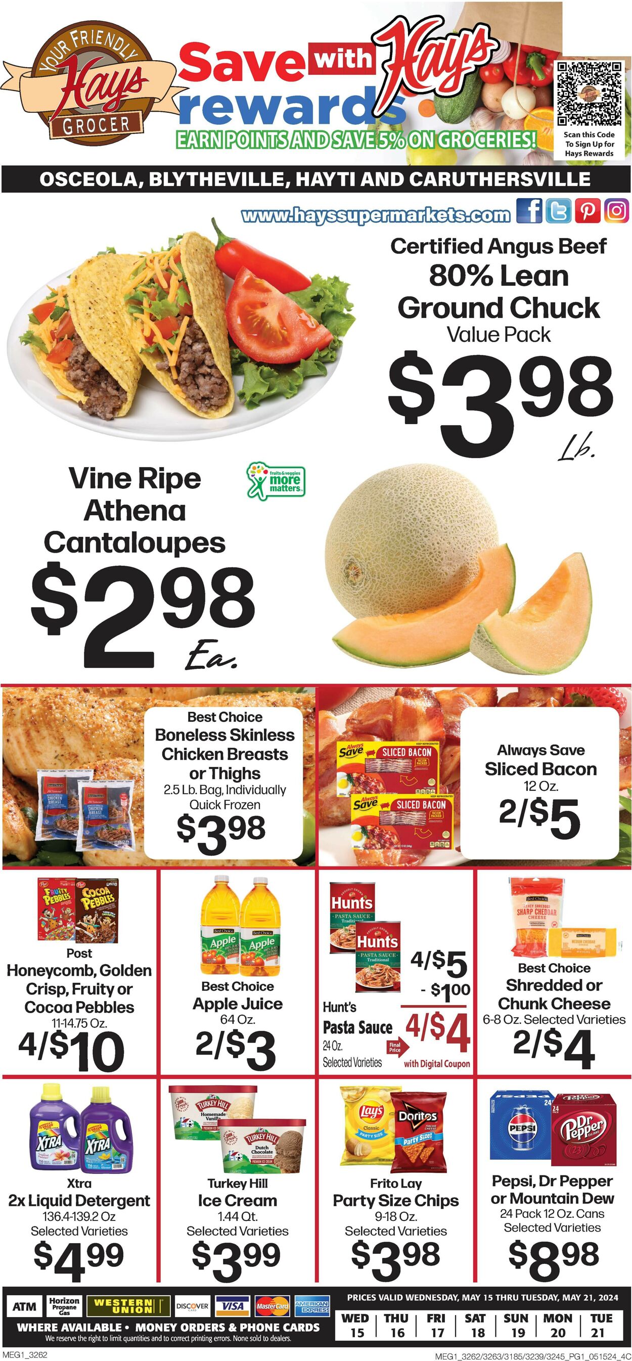 Hays Supermarket Weekly Ad Circular - valid 05/15-05/21/2024