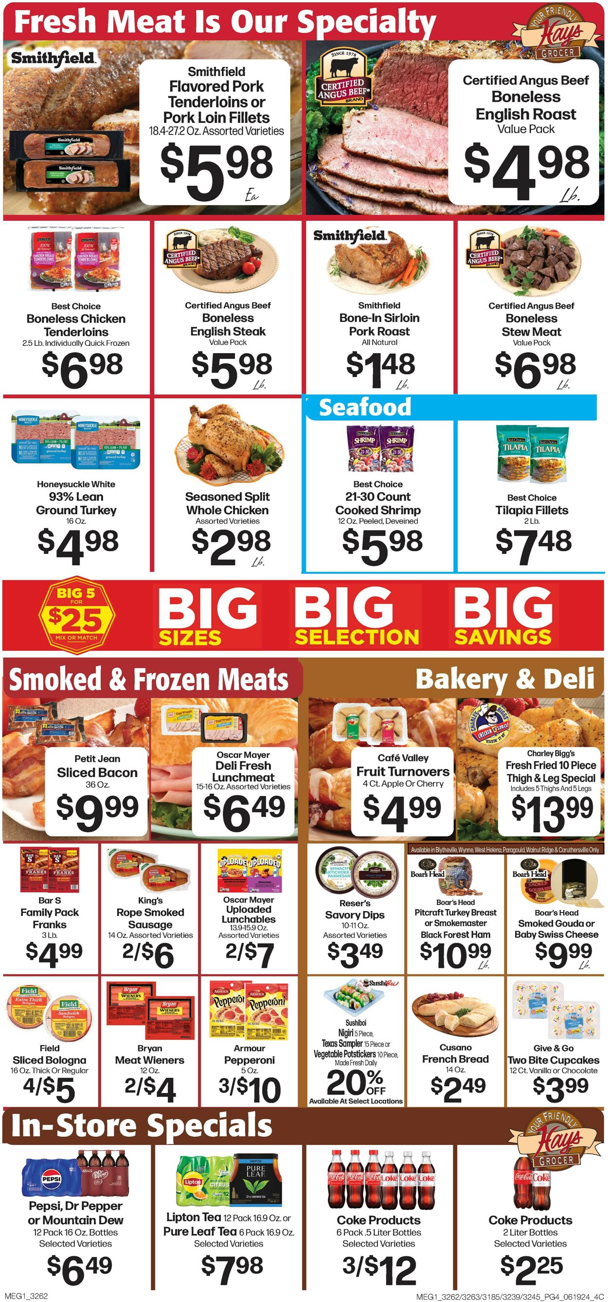 Hays Supermarket Weekly Ad Circular - valid 06/19-06/25/2024 (Page 4)